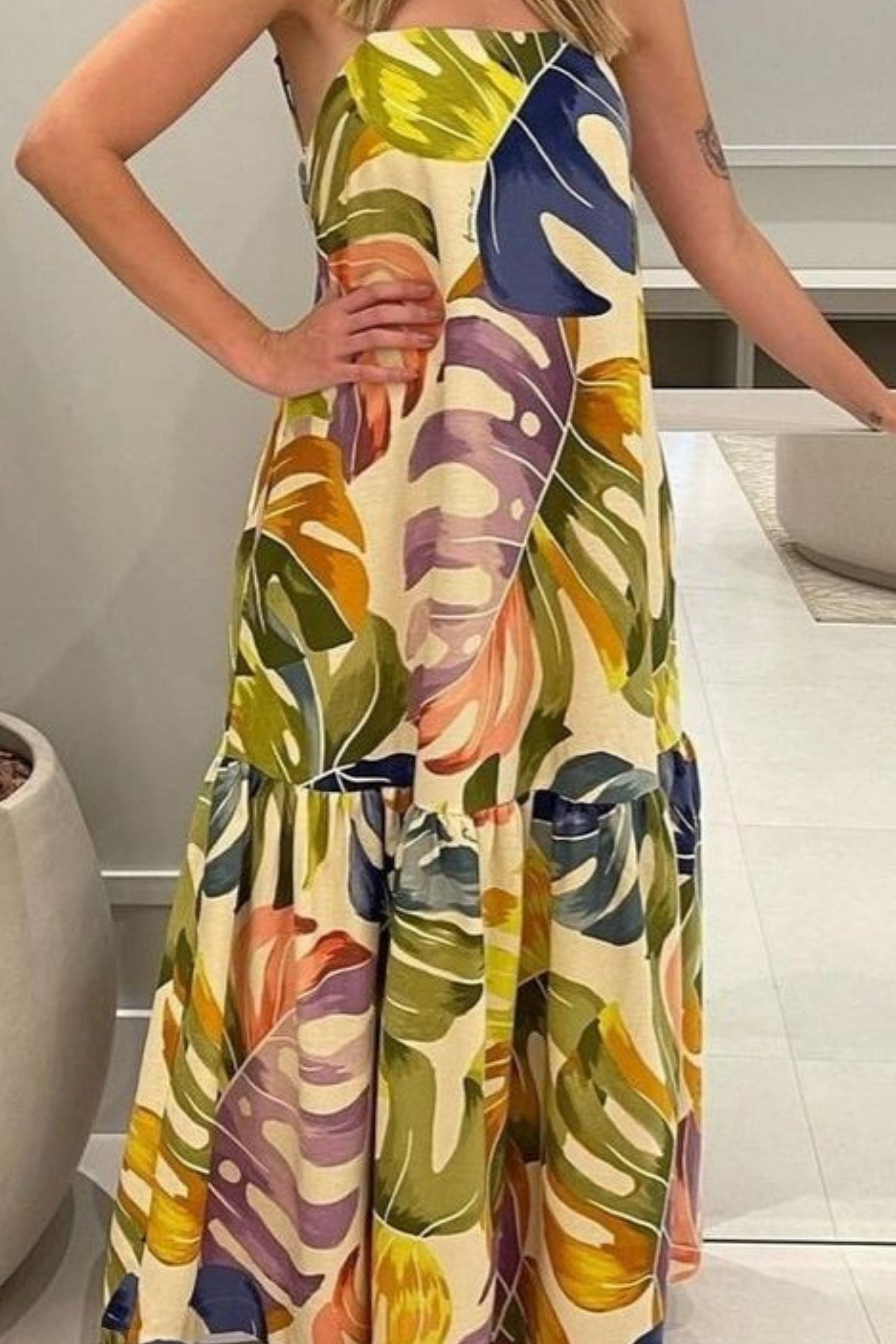 OLEANDER STYLISH LONG DRESS DRESS