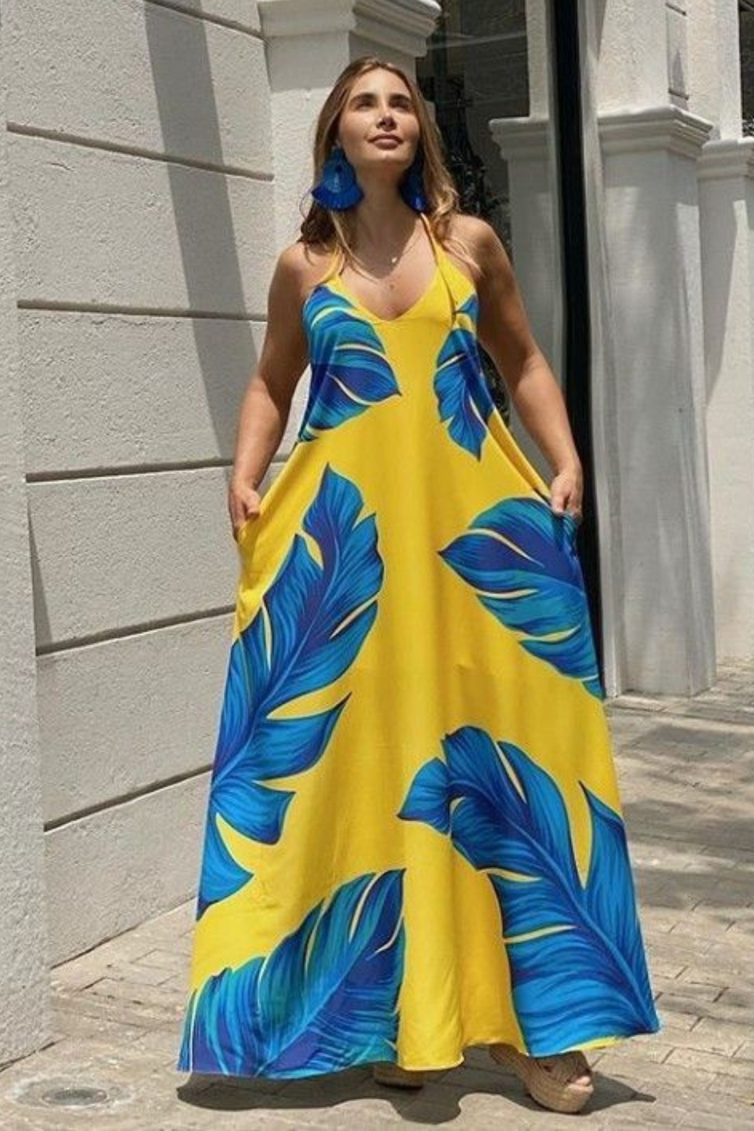 MIMOSA LONG CRUISEWEAR DRESS