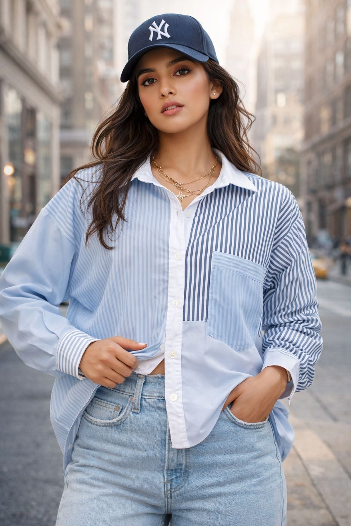 Blue Fusion Stripe Shirt