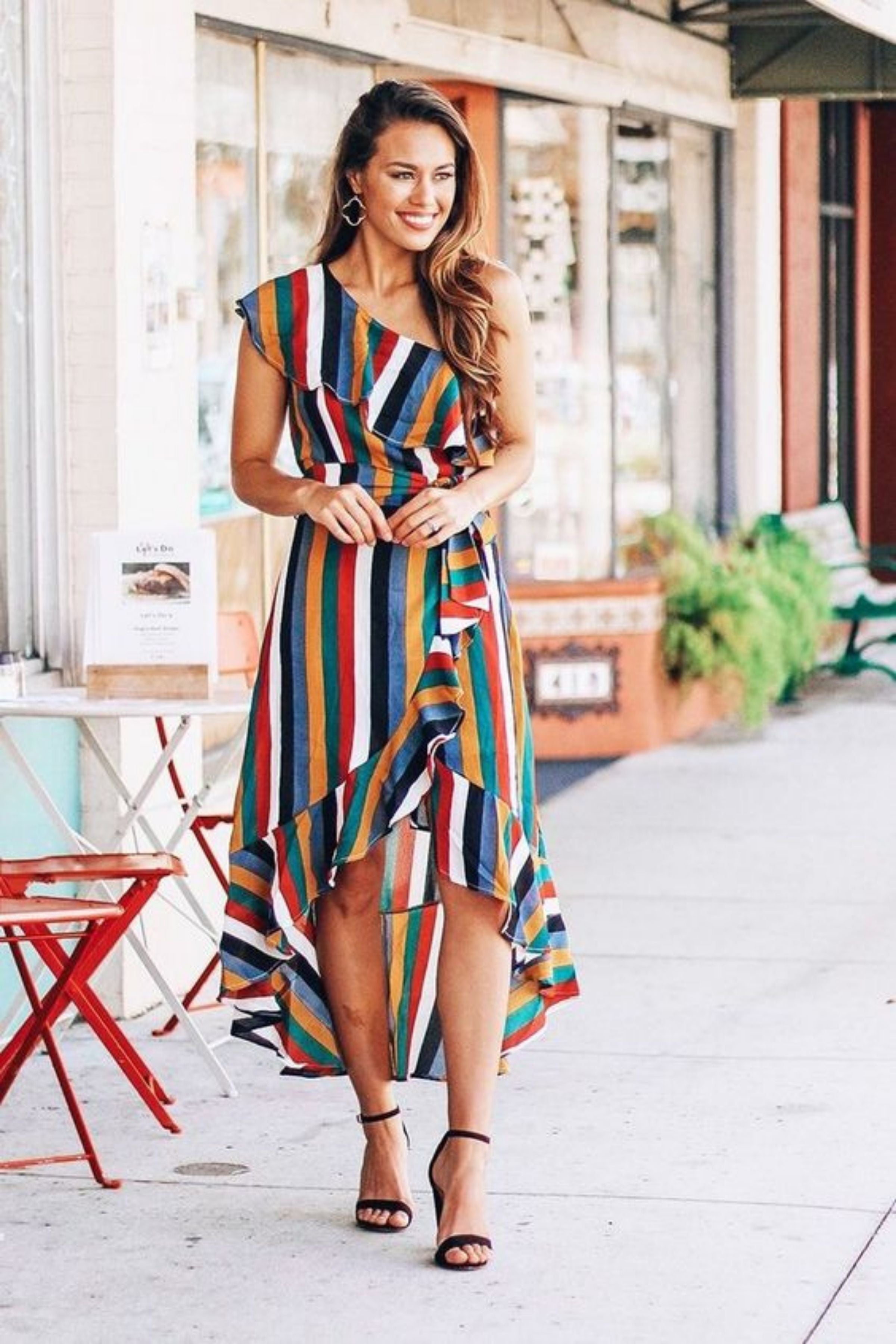 BORAGE STRIPPED DRESS