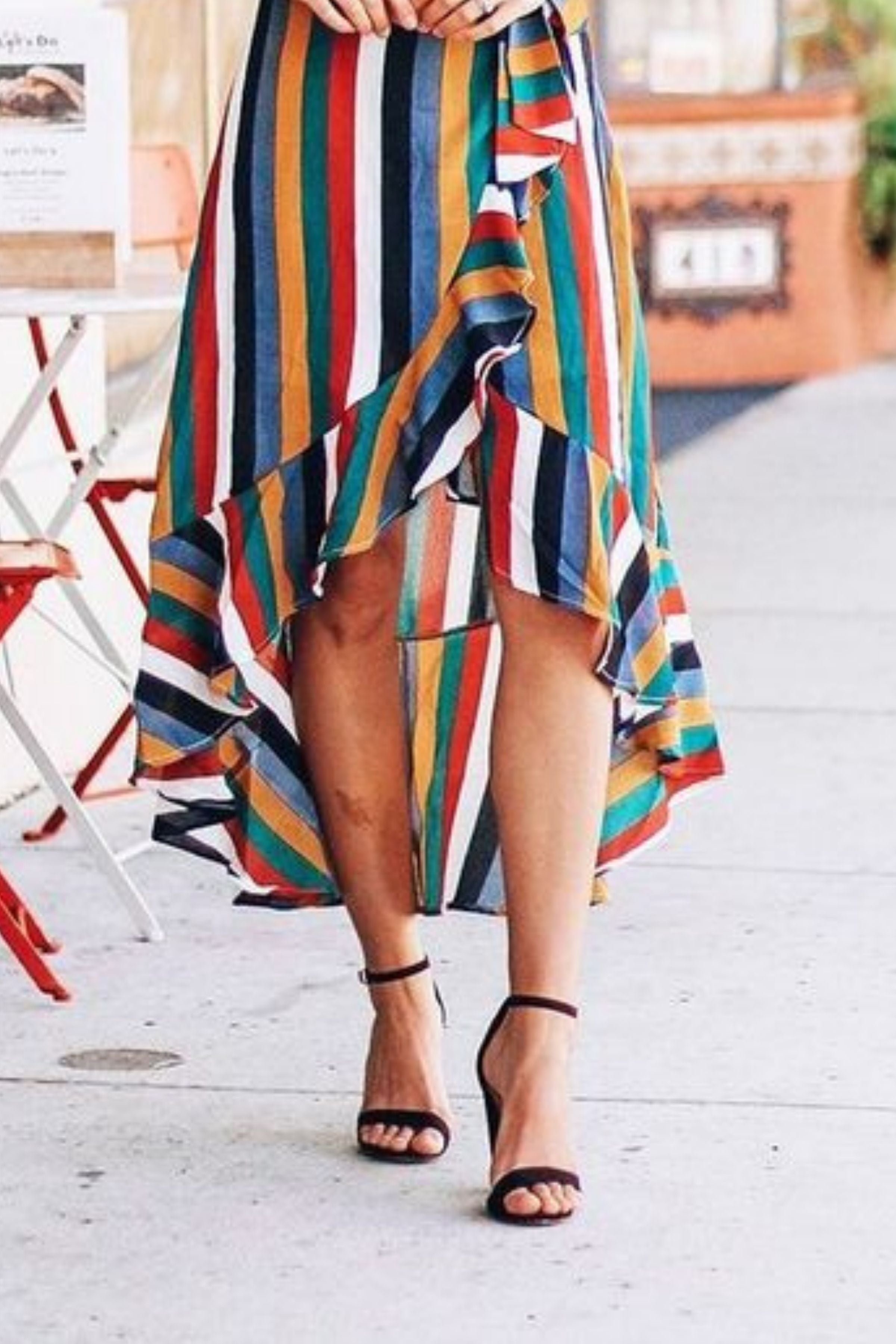 BORAGE STRIPPED DRESS