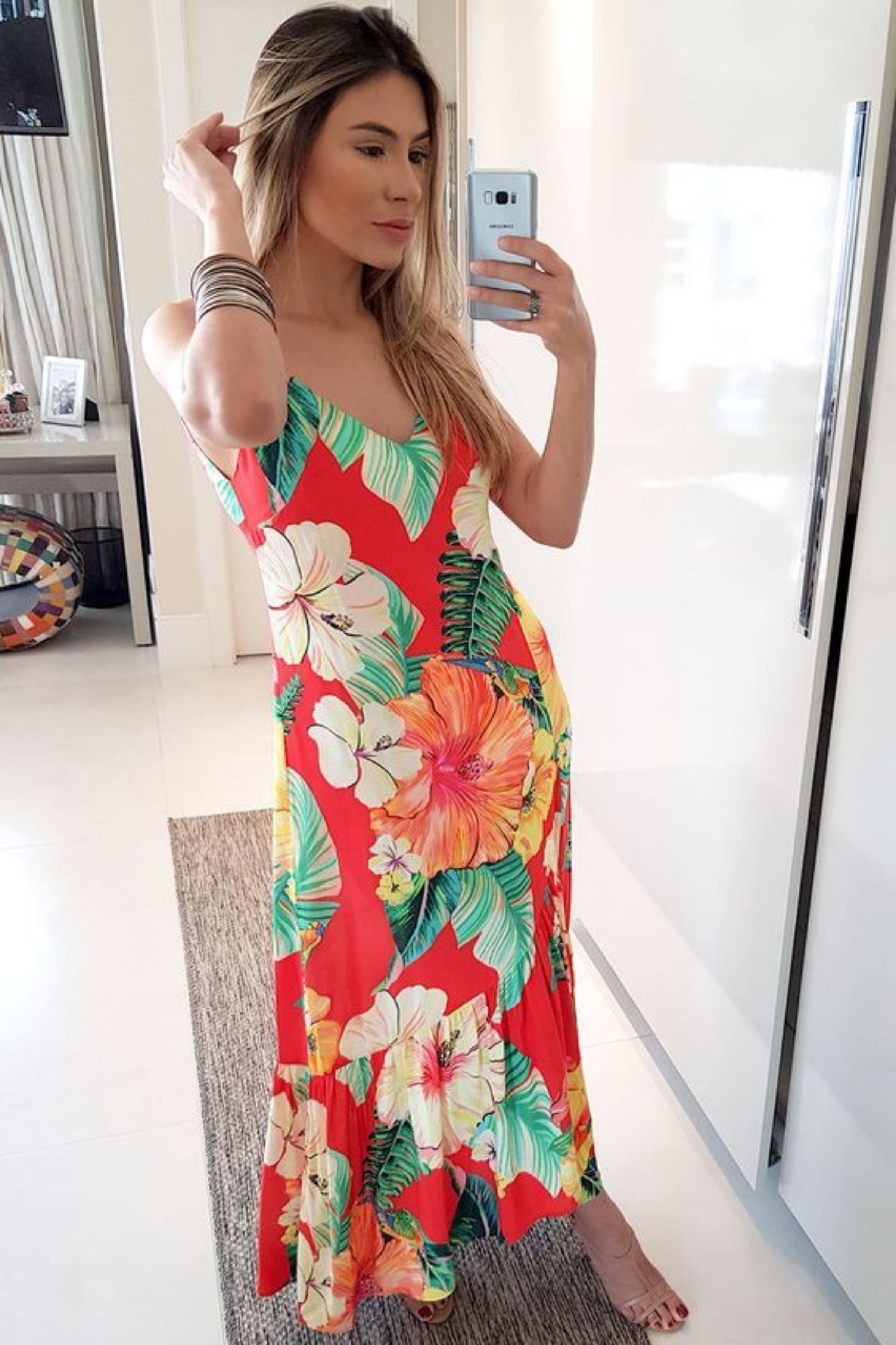 SEXY MARIGOLD LONG MAXI DRESS