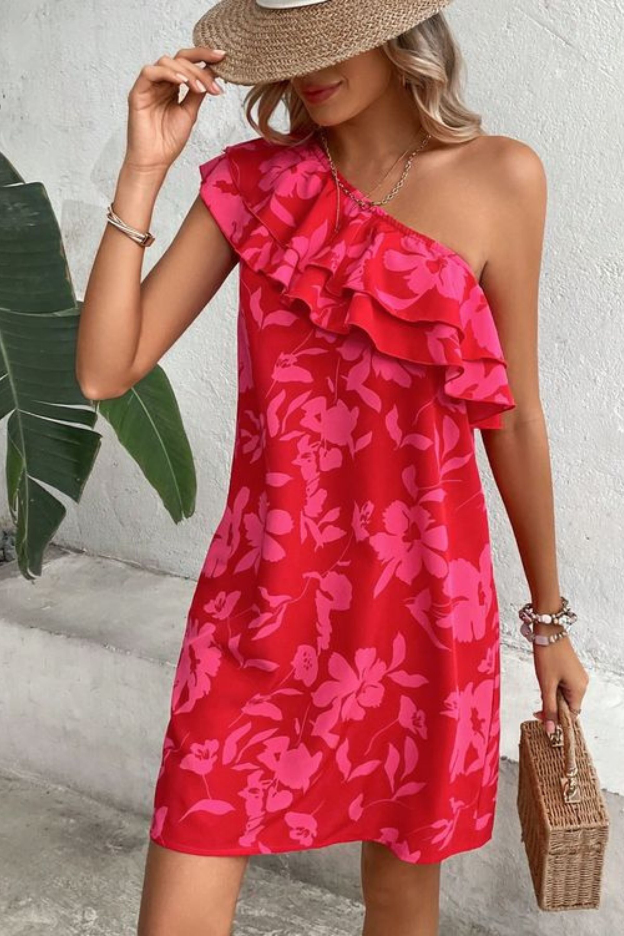 VIENNA ONE SHOULDER DRESS