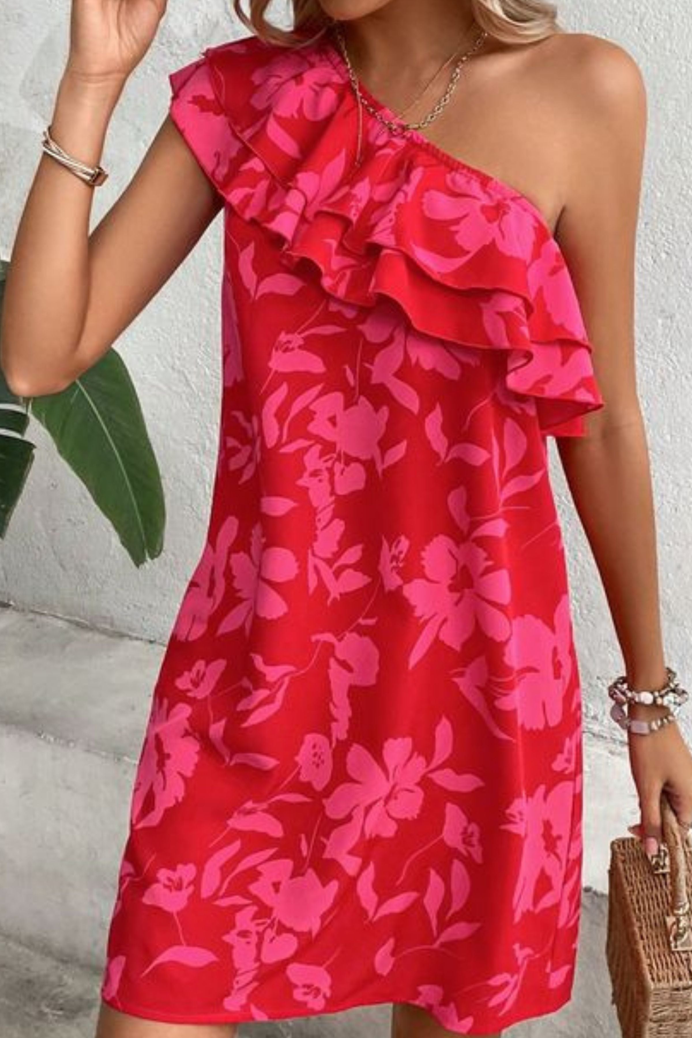 VIENNA ONE SHOULDER DRESS