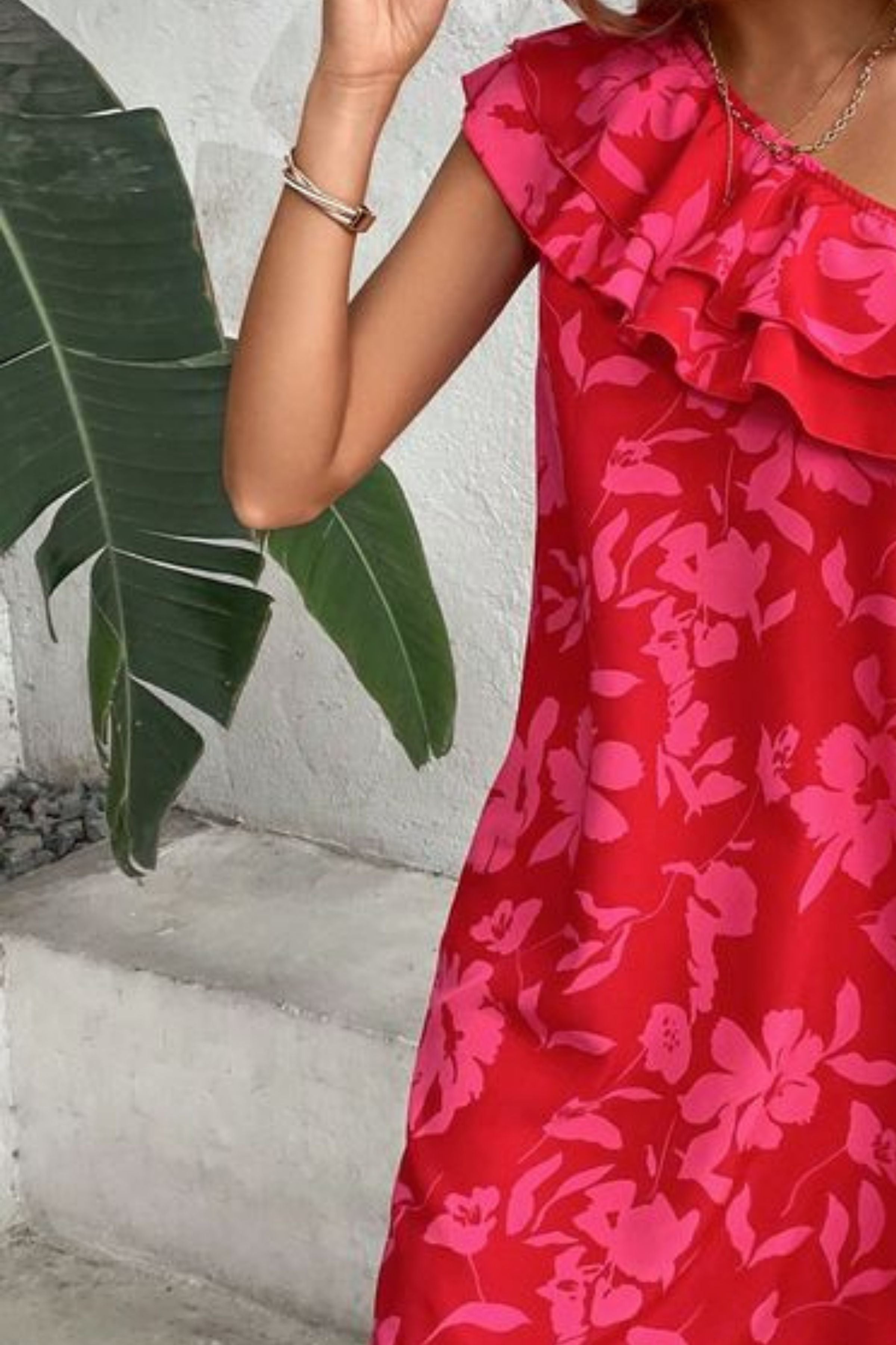 VIENNA ONE SHOULDER DRESS