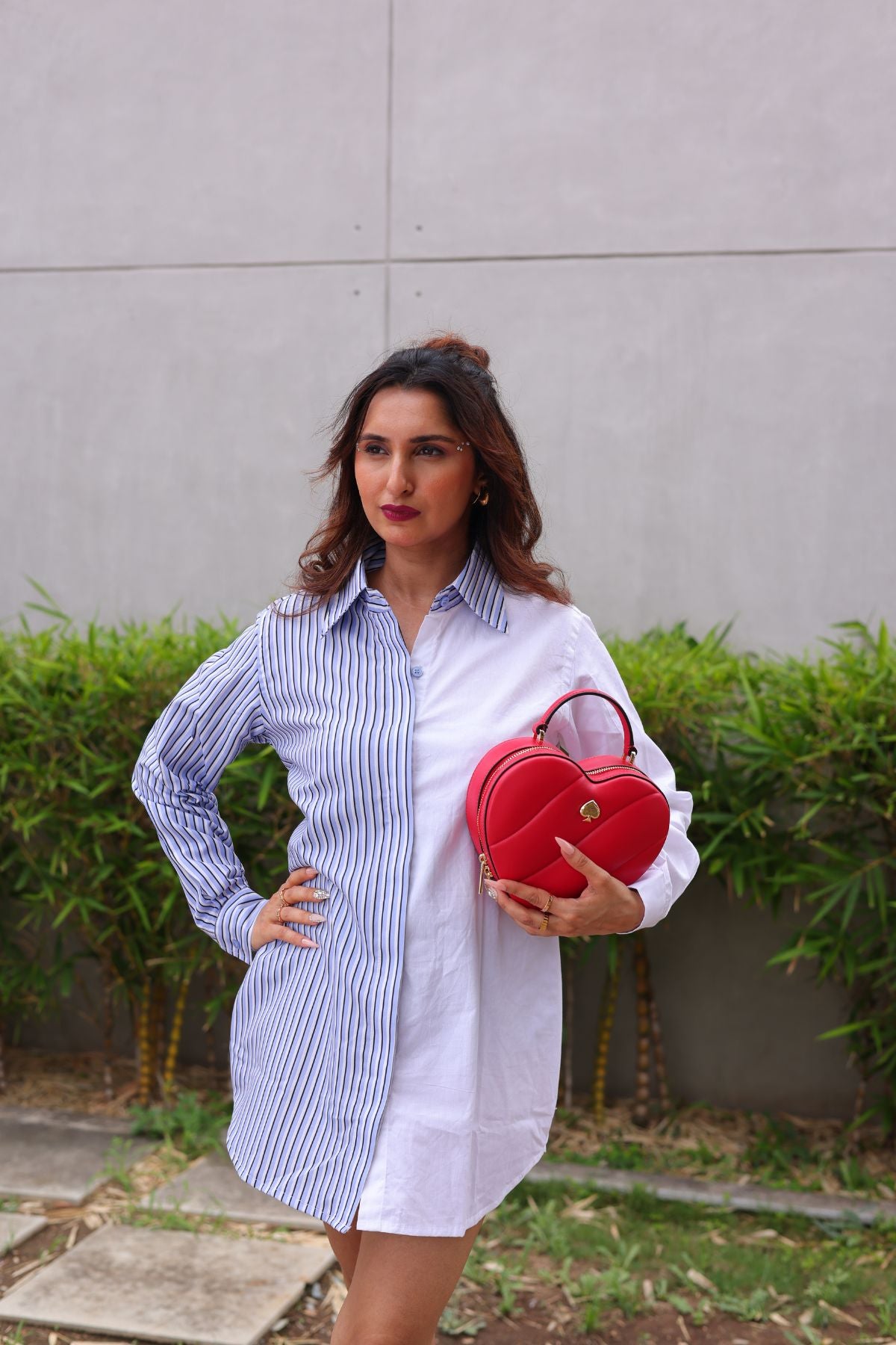 Duo Tone Shirt Dress