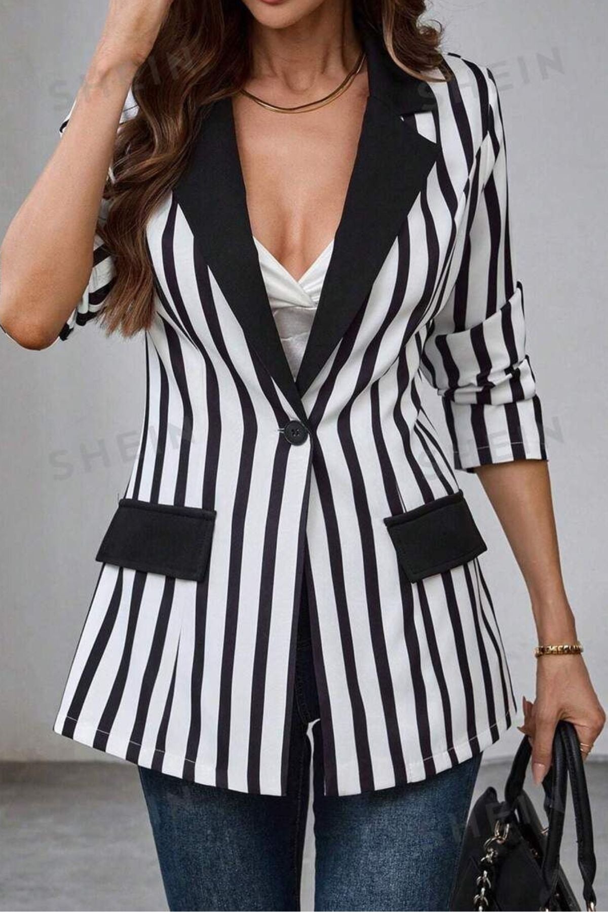 Classic Stripe Blazer