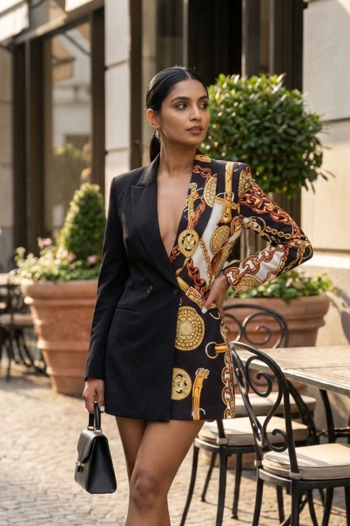 Iconic Chain Blazer Dress