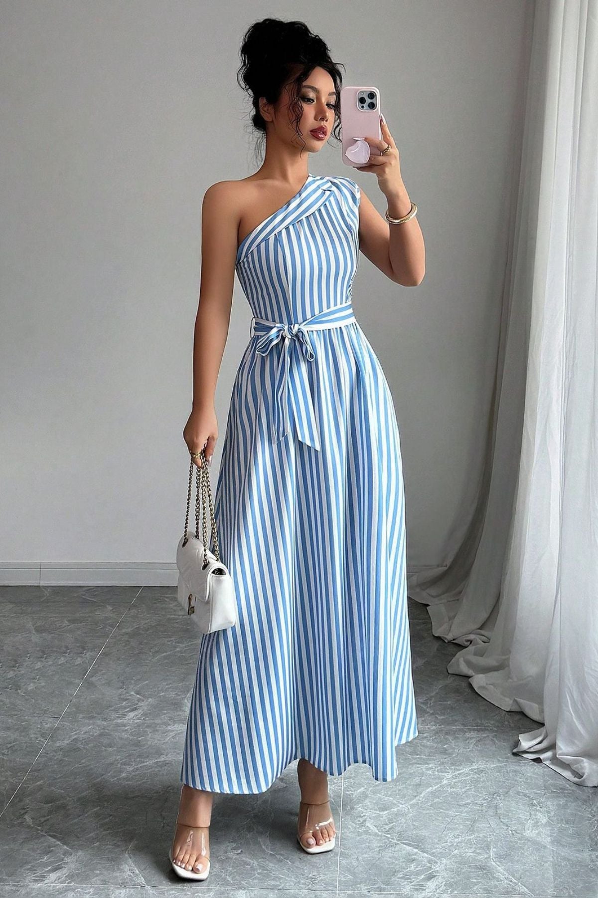 Serene Stripes Maxi Dress.