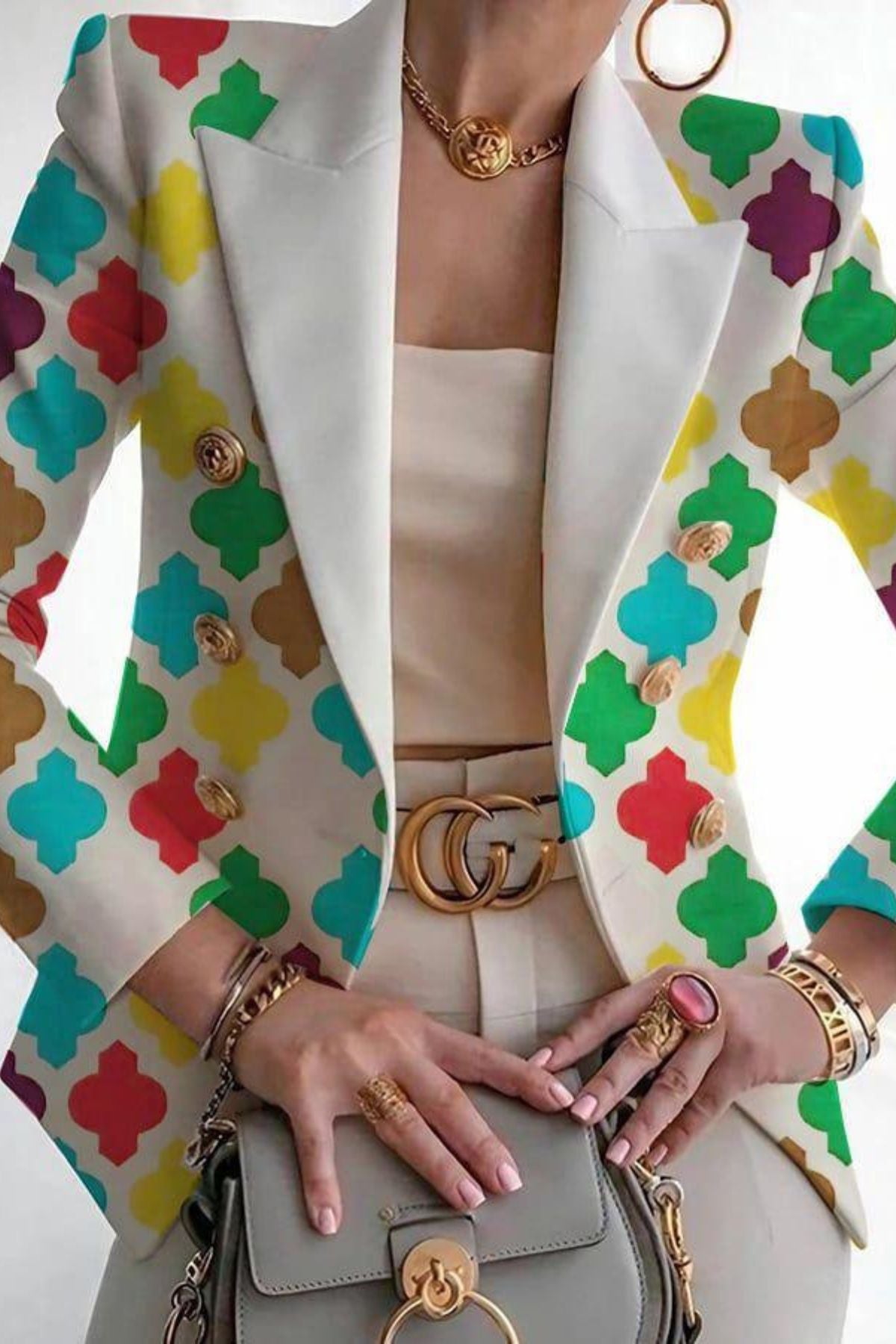 COLOURBURST TRIANGLE BLAZER