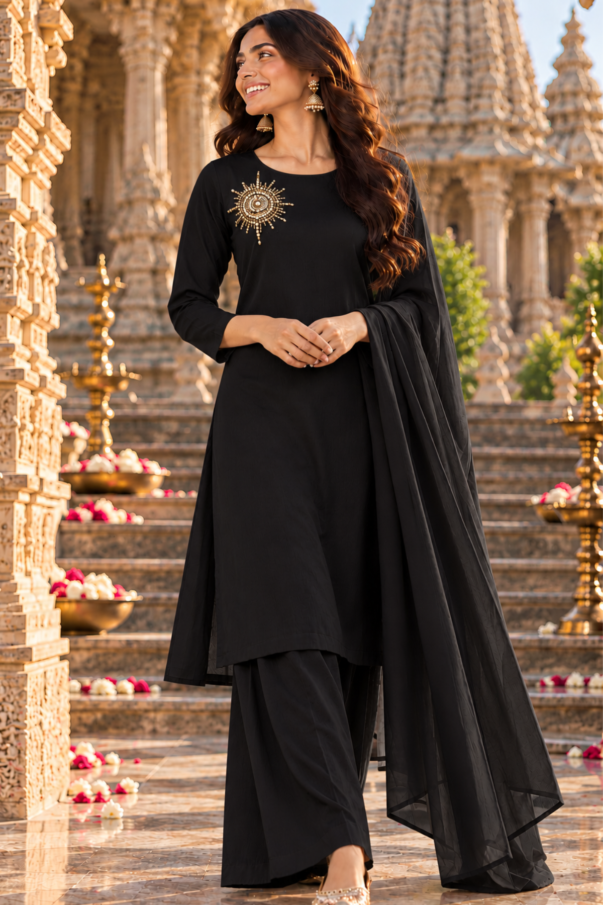 Ganesh Grace Embroidered Kurta Set
