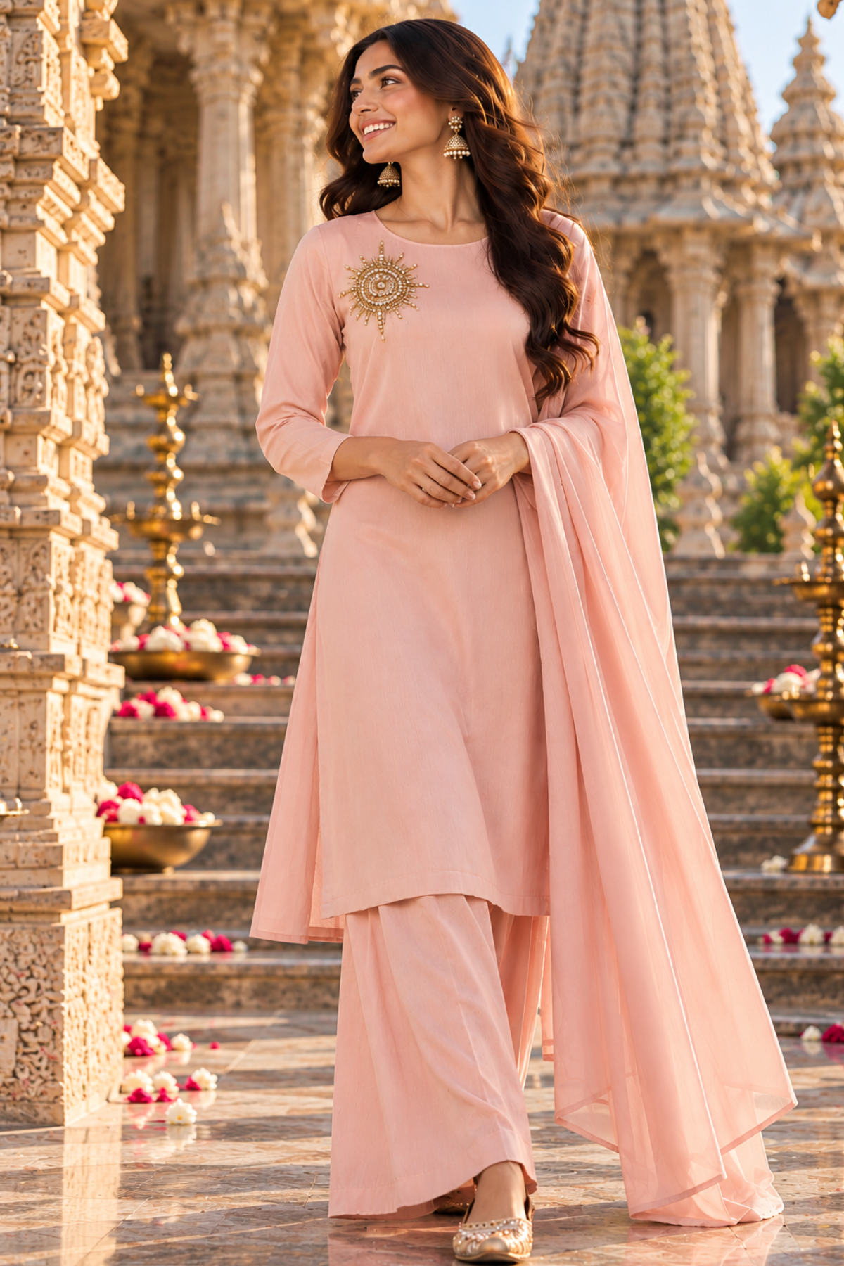 Ganesh Grace Embroidered Kurta Set
