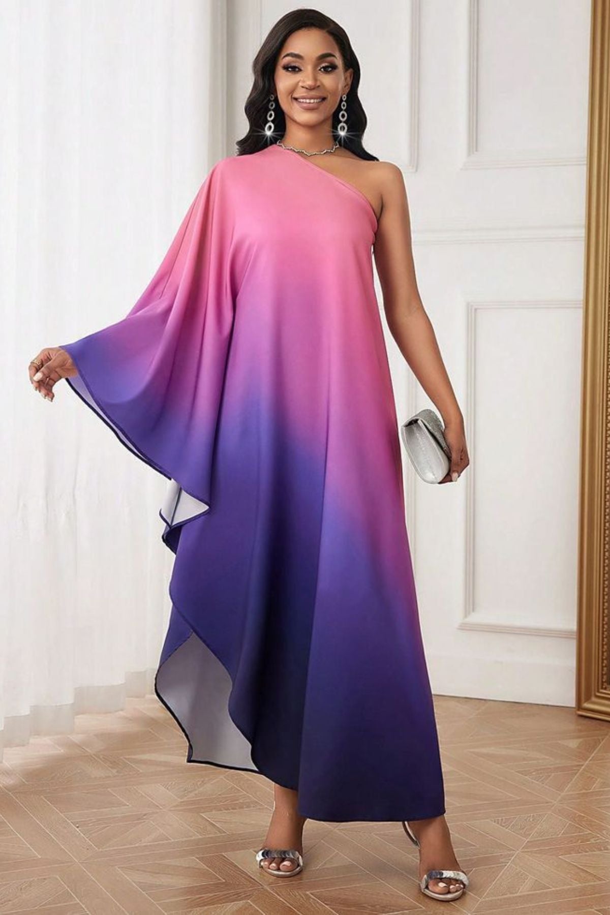 Blush Cascade kaftan