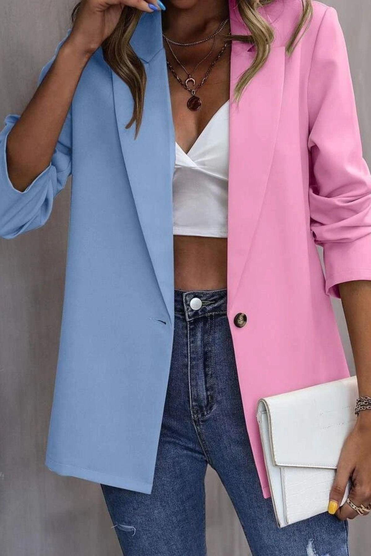 Rose Azure Blazer
