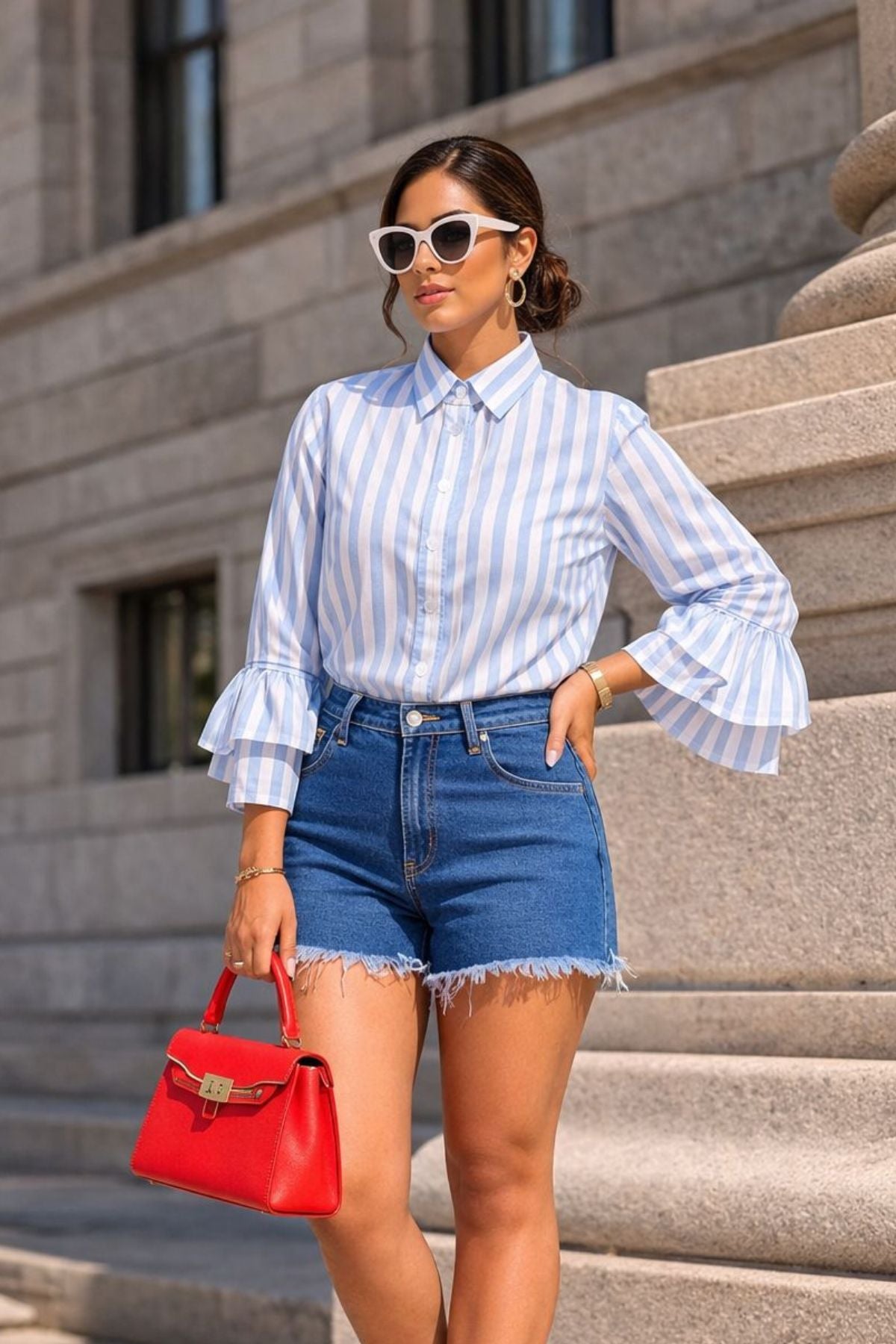 Nova Sky Stripe Shirt