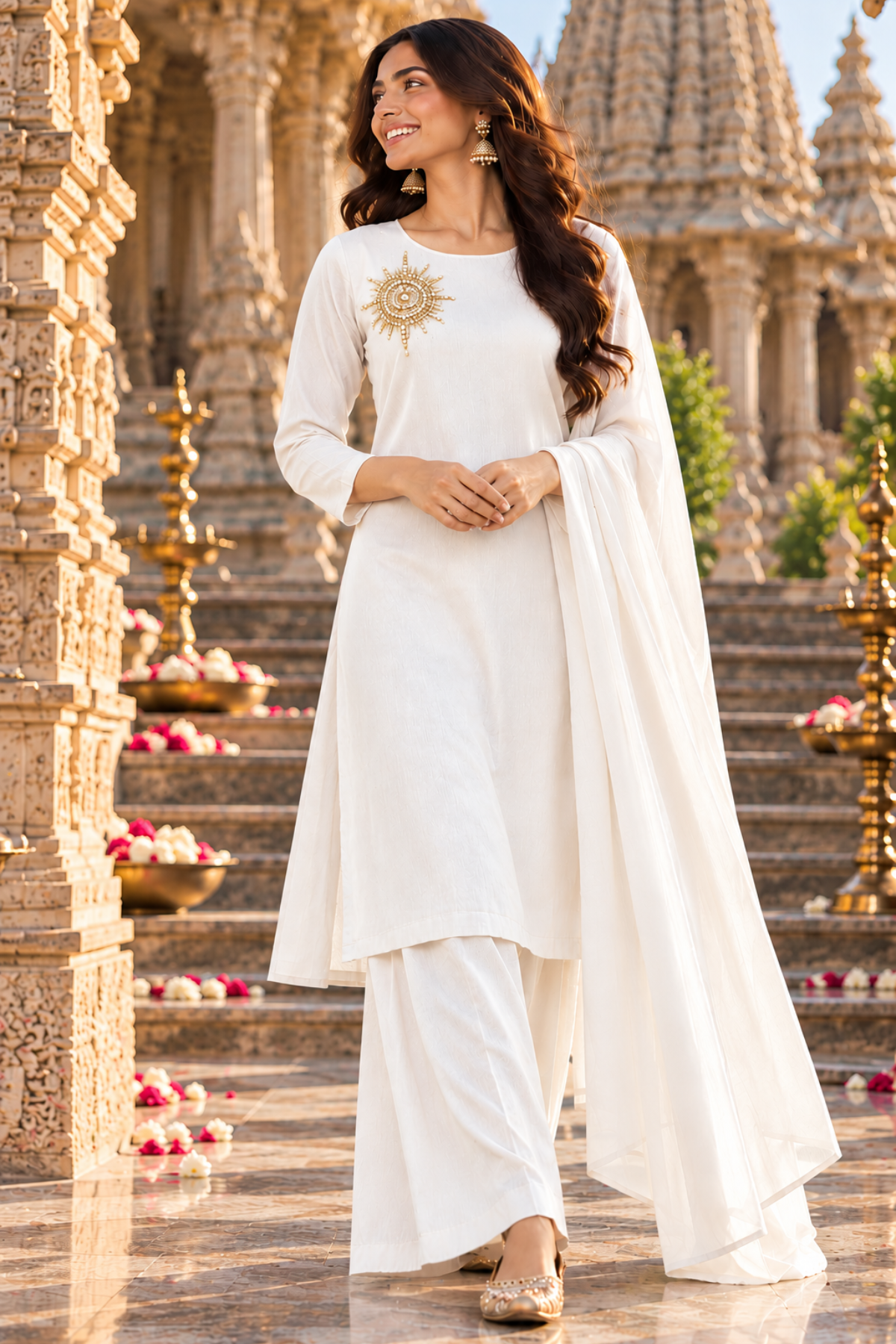 Ganesh Grace Embroidered Kurta Set