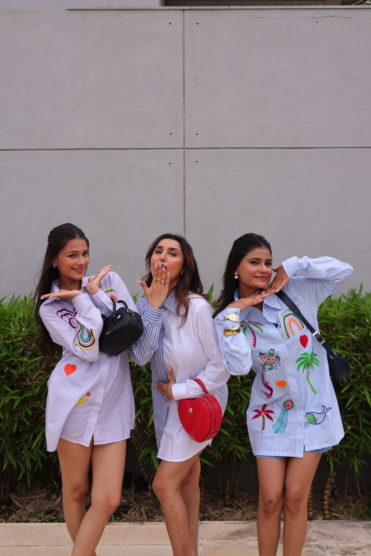 Rainbow Reef Shirt Dress