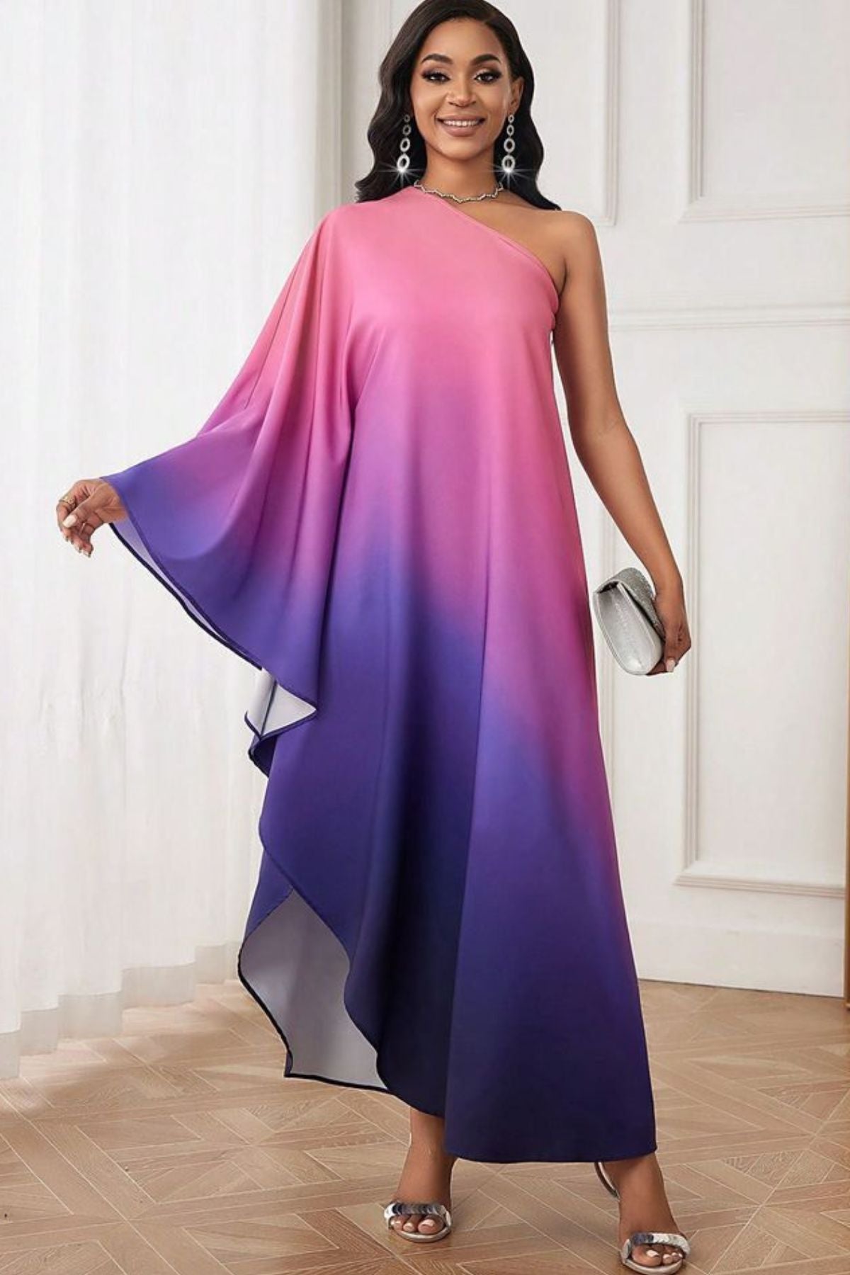 Blush Cascade kaftan