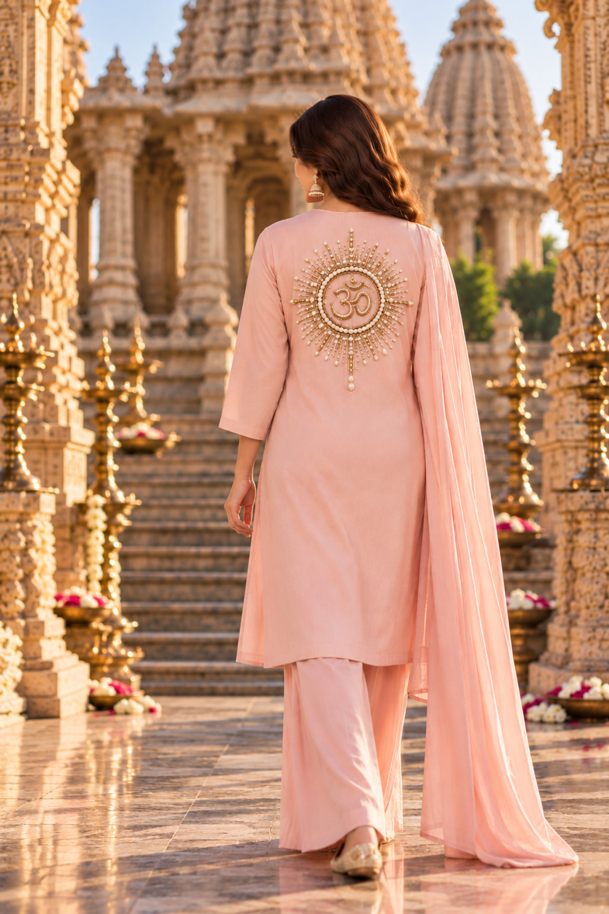 Ganesh Grace Embroidered Kurta Set