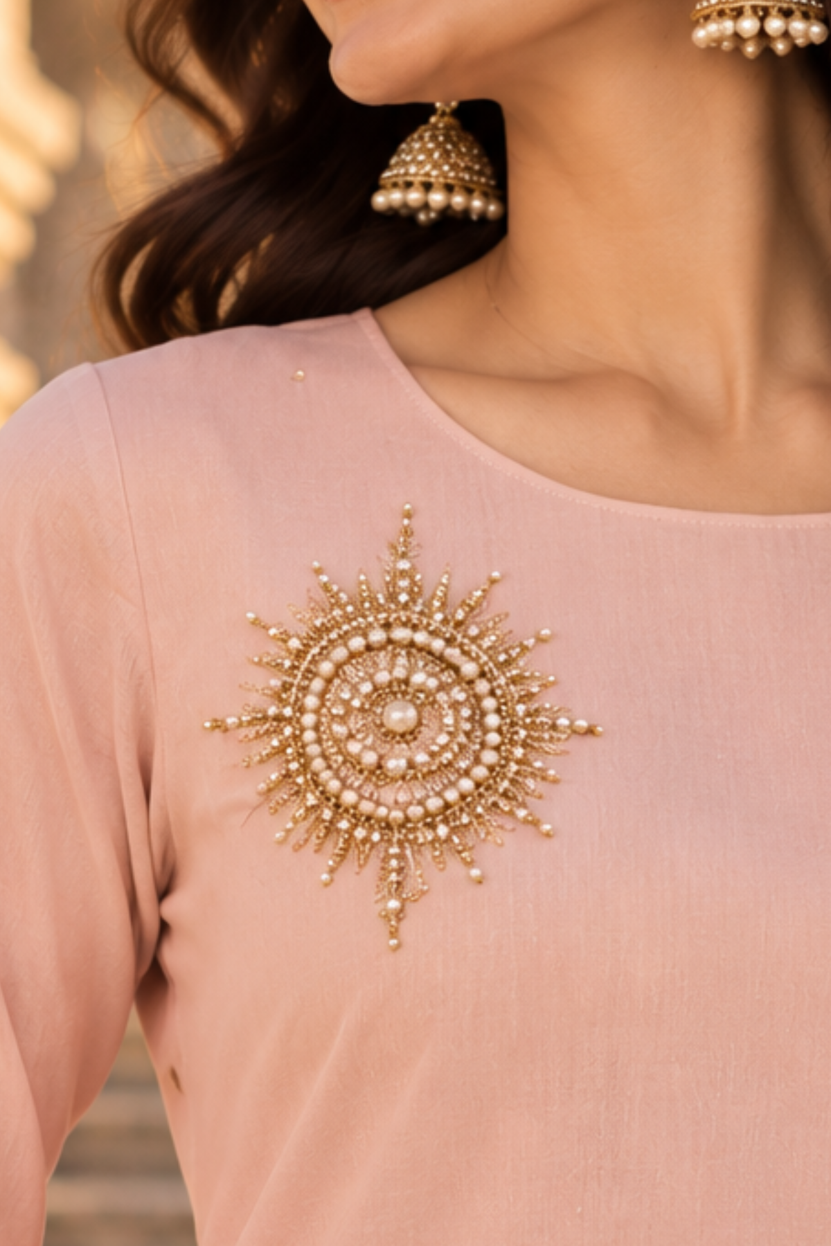 Ganesh Grace Embroidered Kurta Set