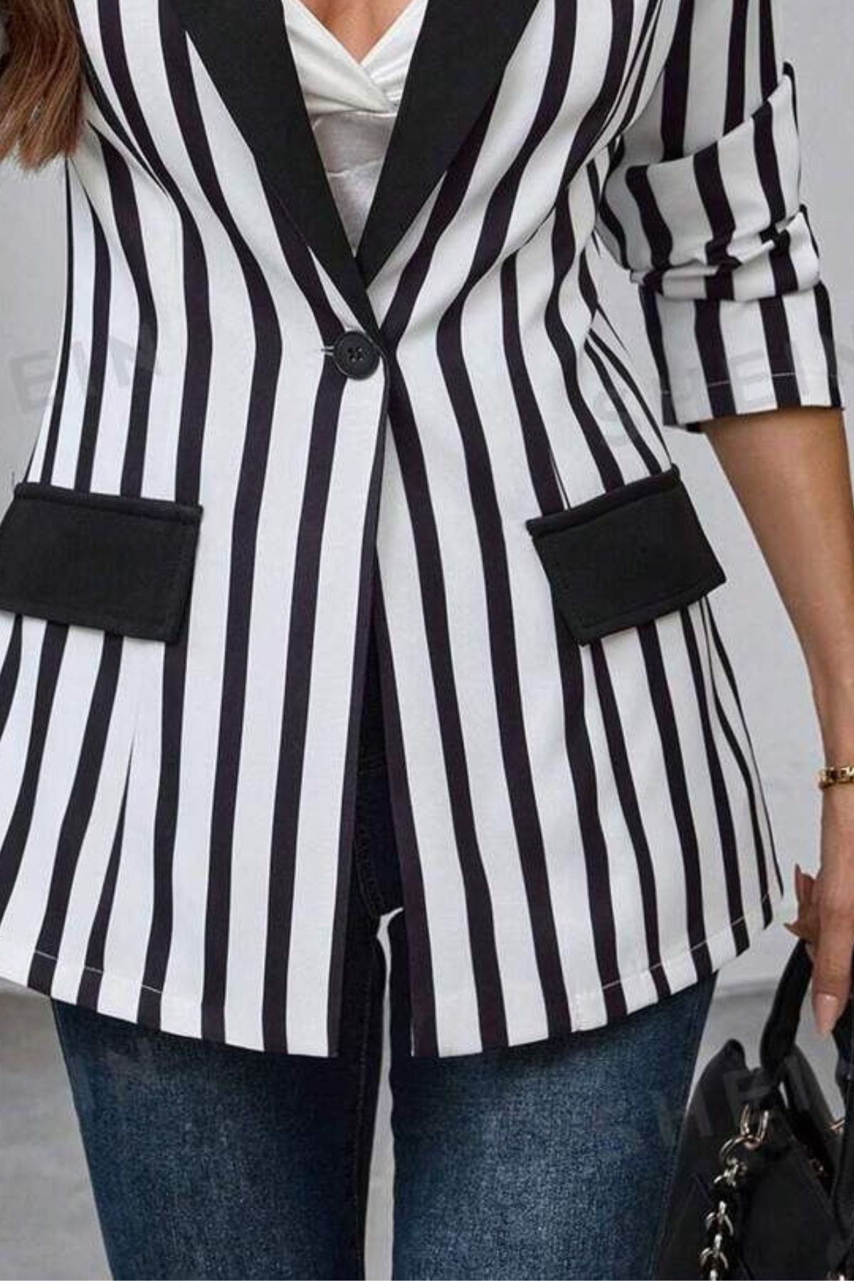 Classic Stripe Blazer