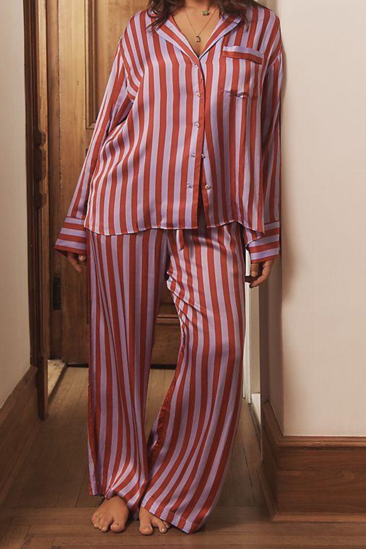 Candy Stripes Night Suit