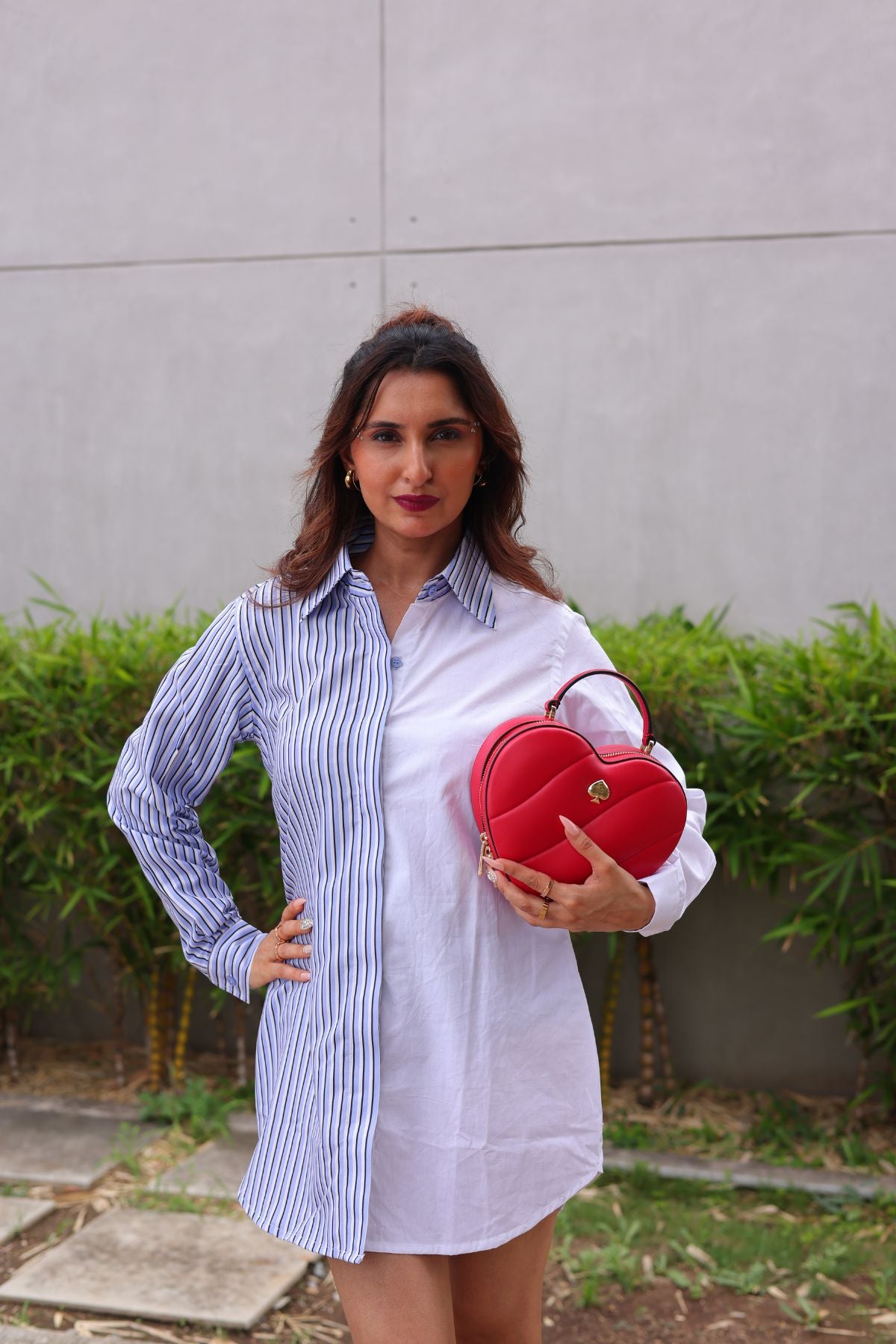 Duo Tone Shirt Dress