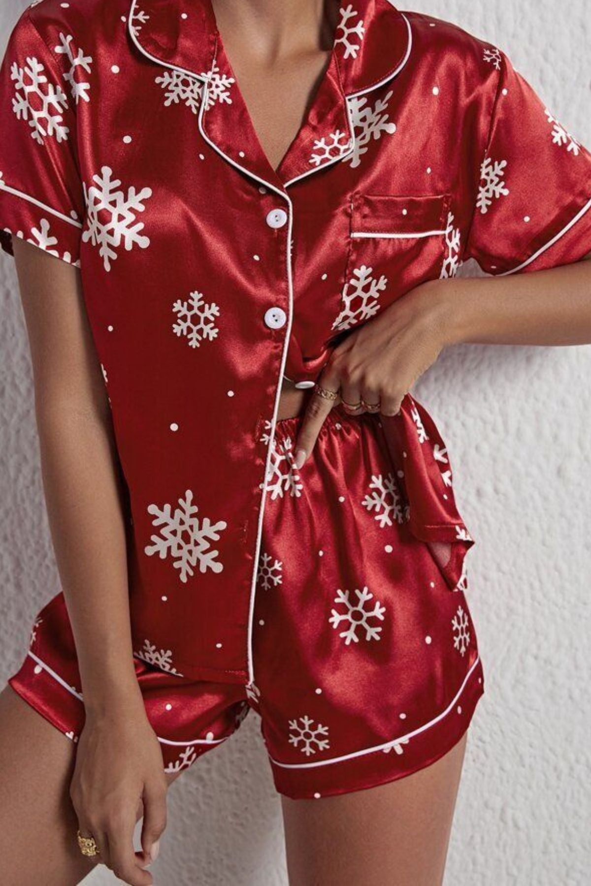 Ruby Snow Night Suit