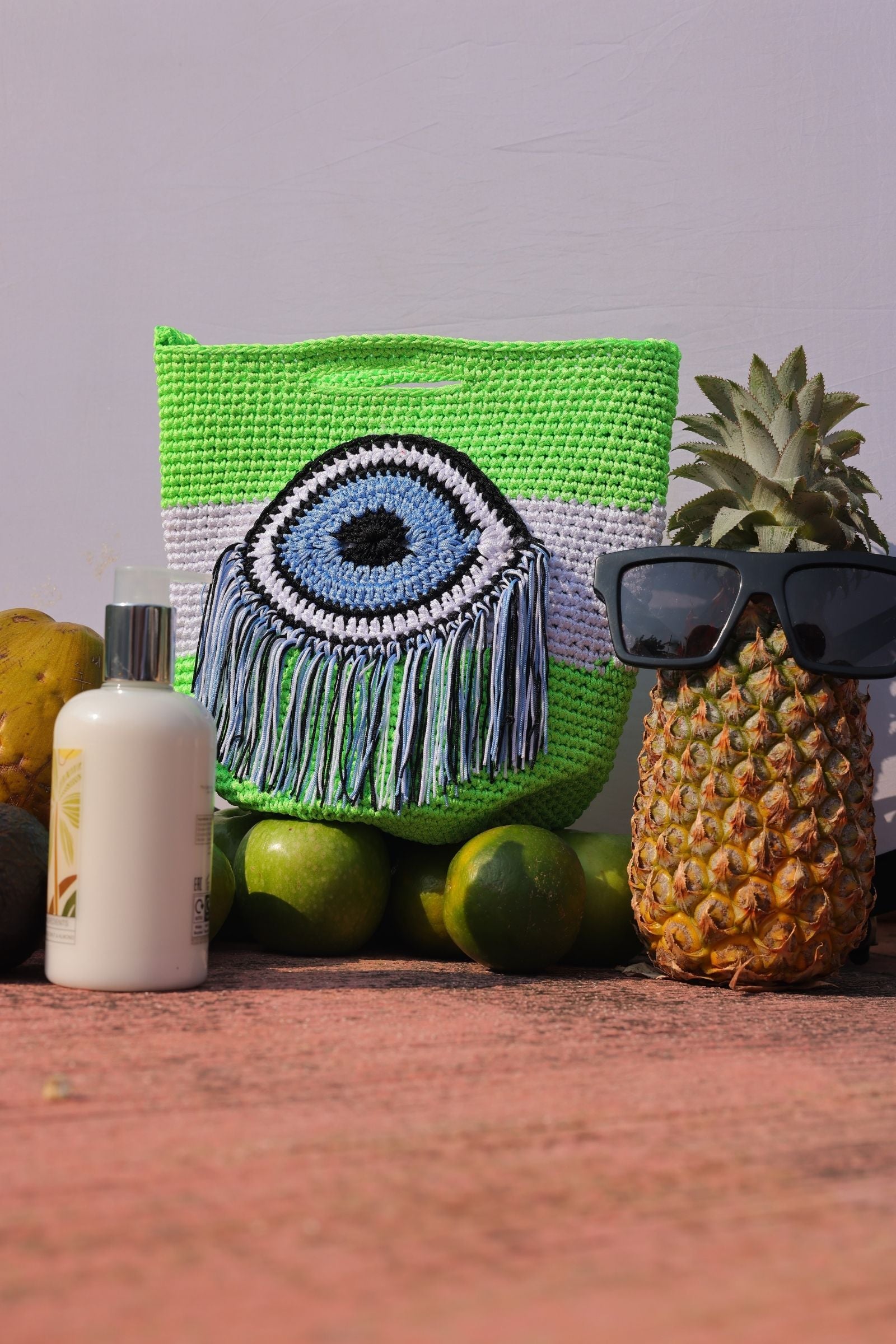 OLIVE EVIL EYE SLING