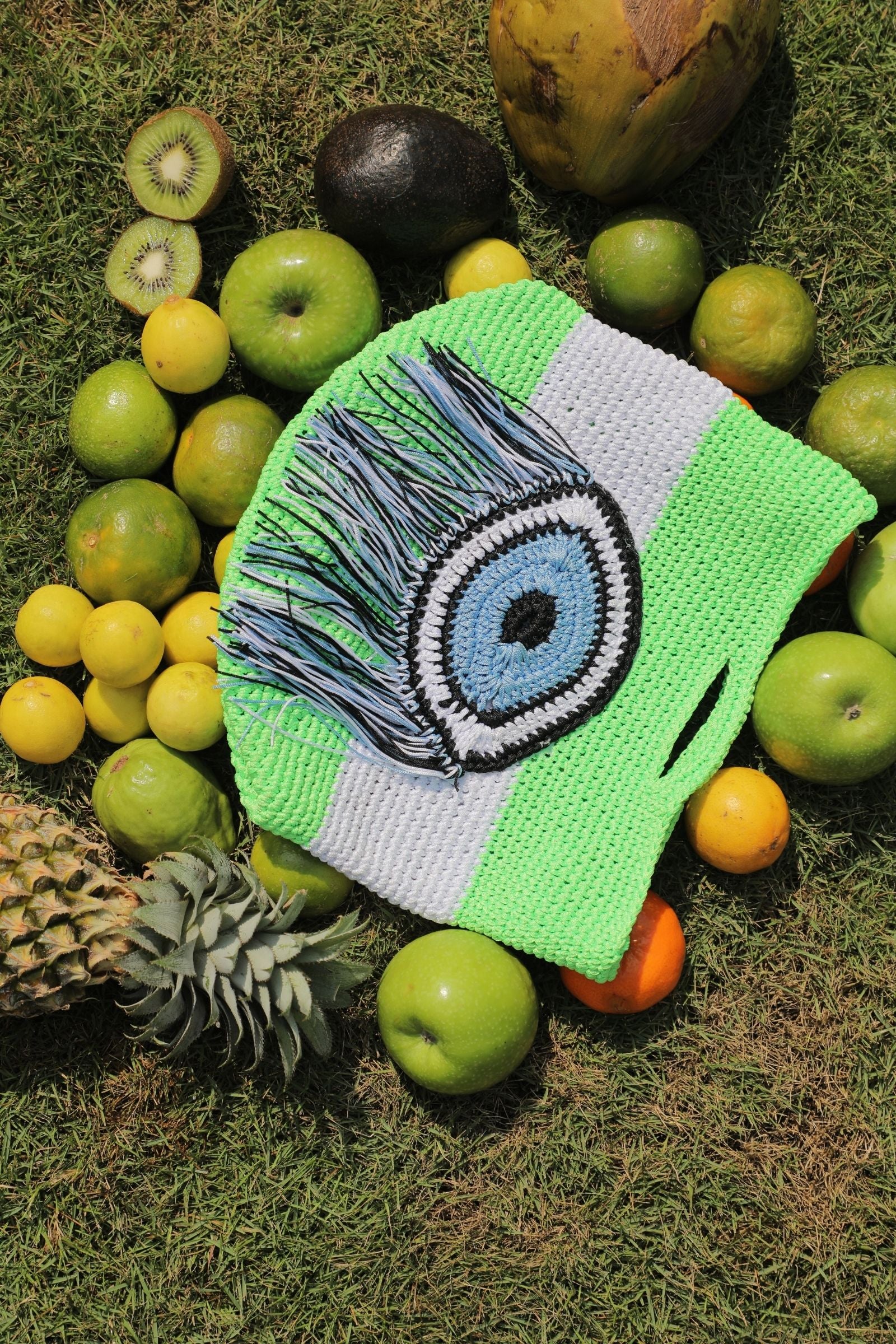 OLIVE EVIL EYE SLING