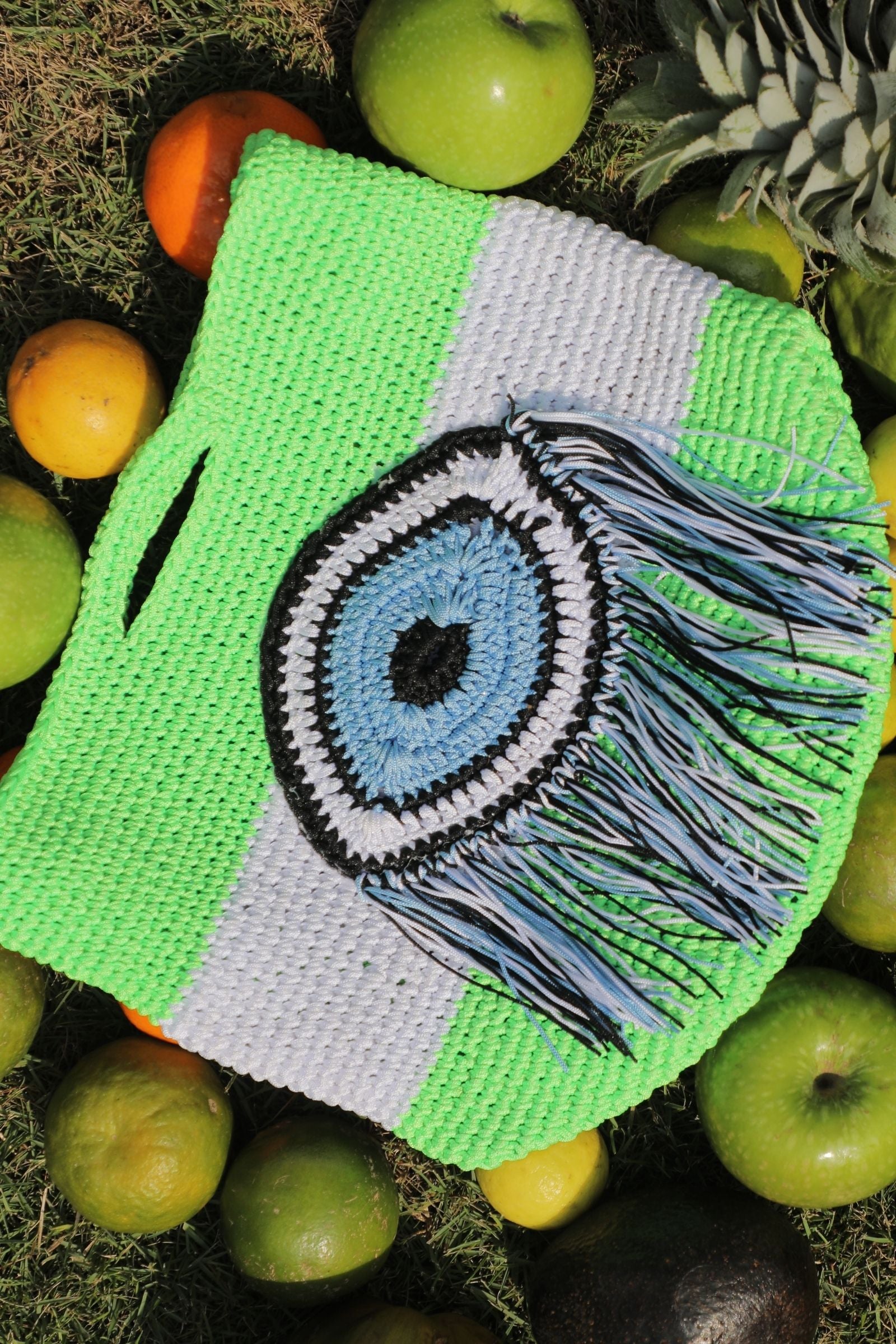 OLIVE EVIL EYE SLING