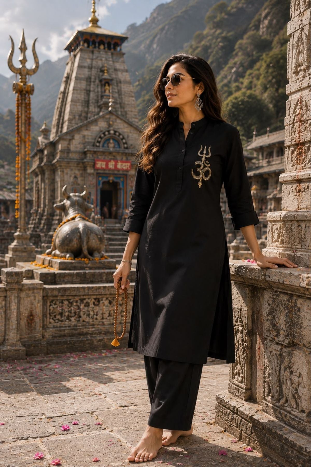 Trishul Om Aura Kurta
