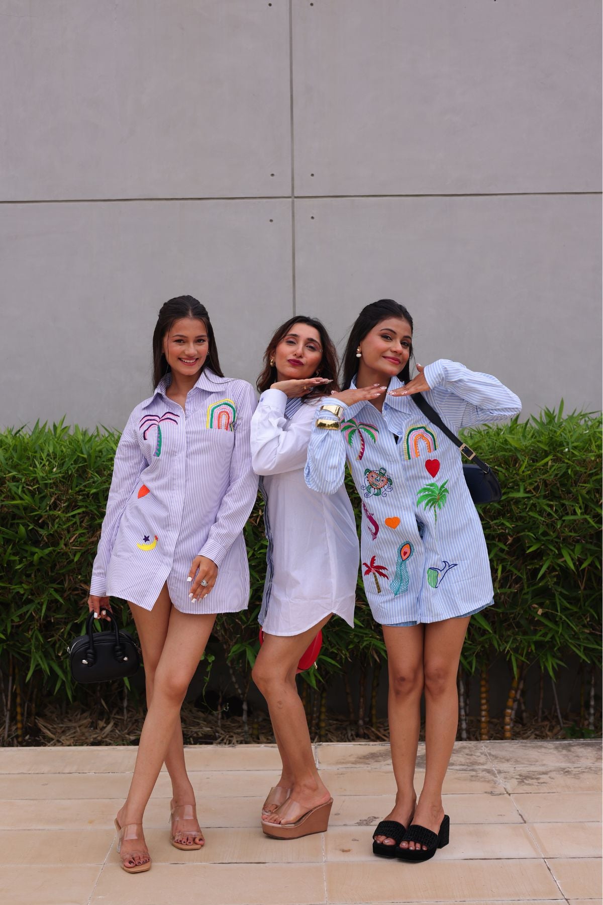 Rainbow Reef Shirt Dress