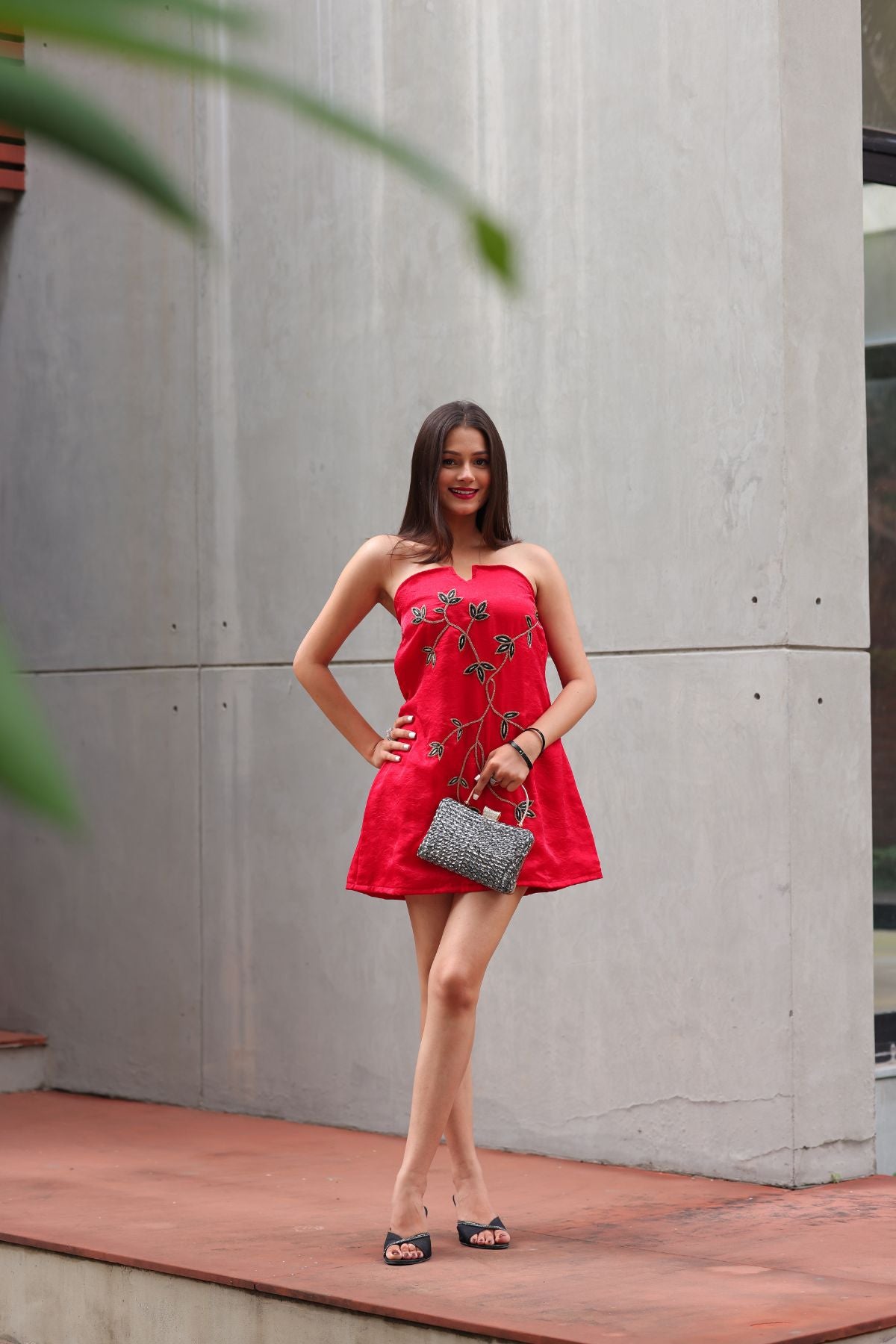 Cherry Gleam Tube Dress