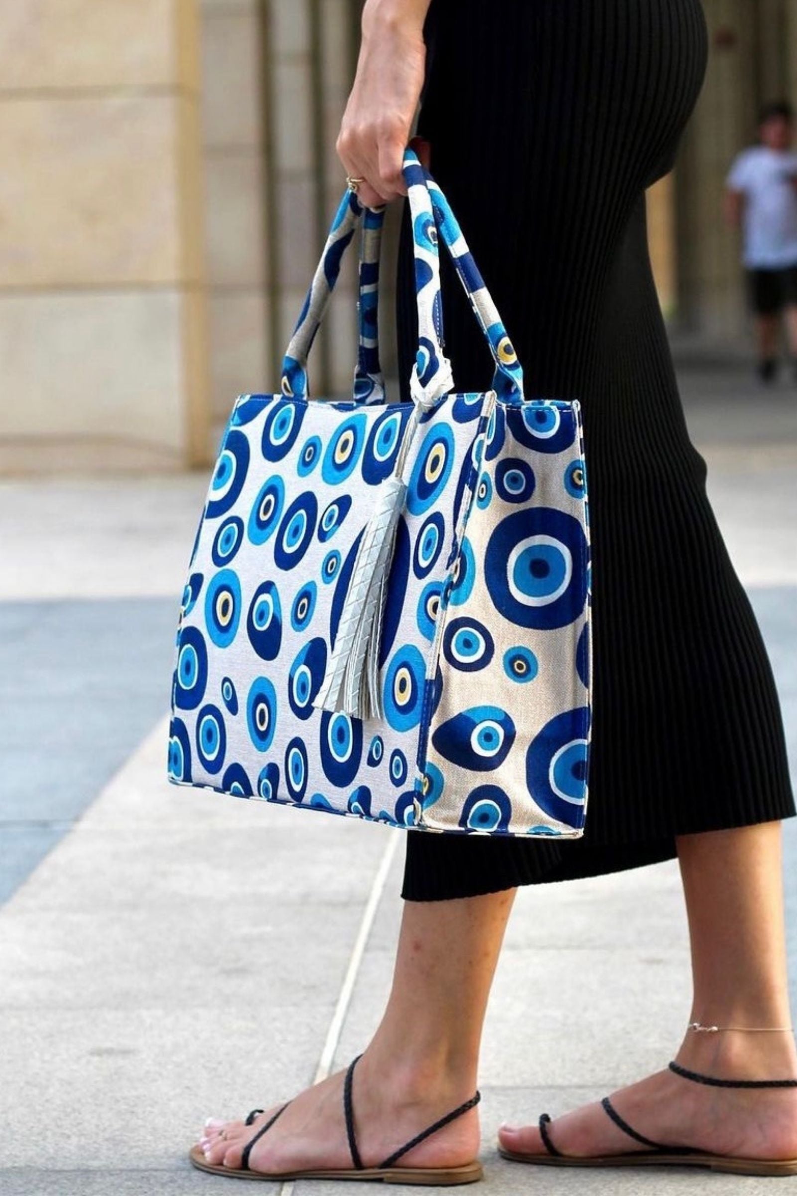 Evil eye tote bag hotsell