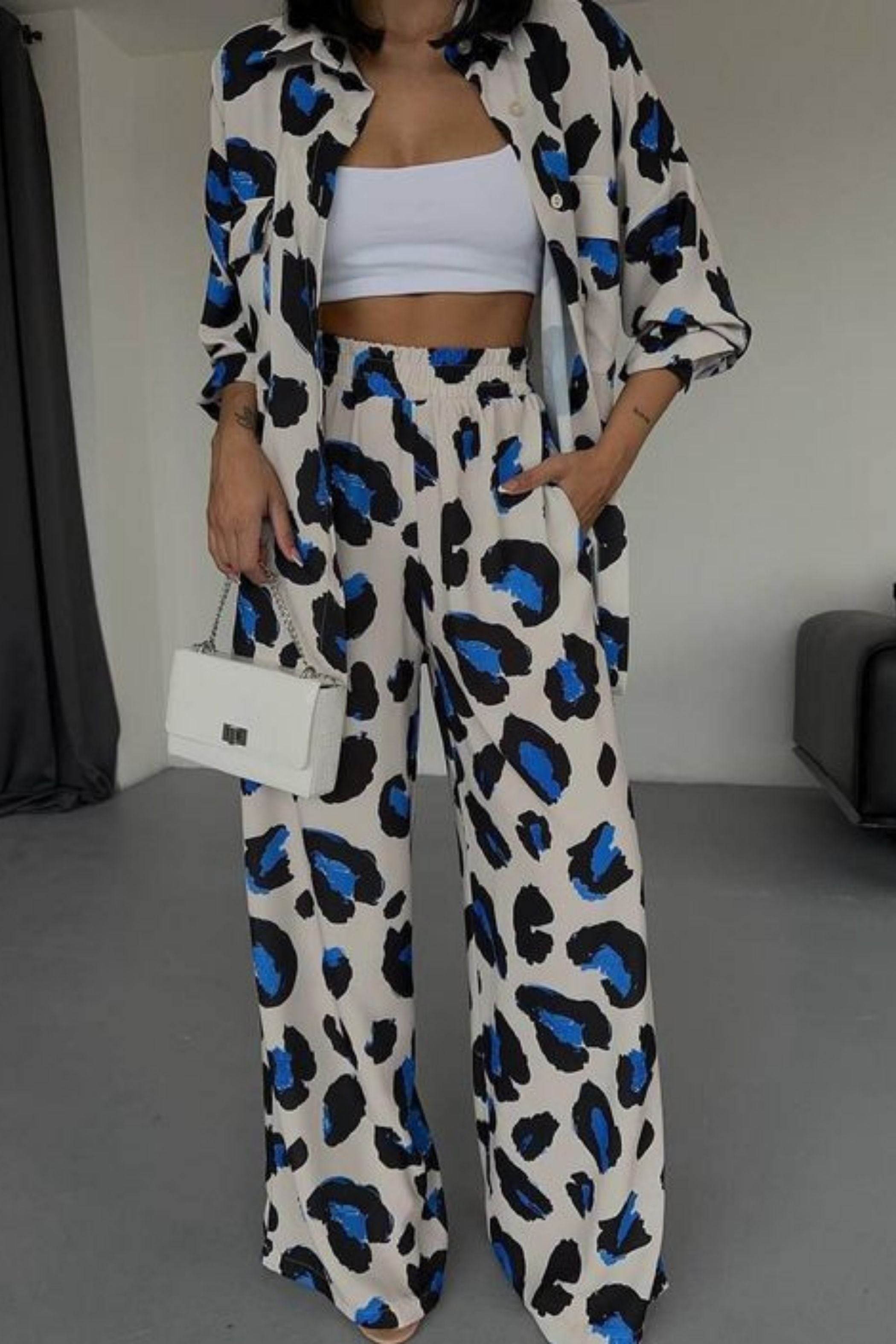 LEOPARD PRINT COORD SET