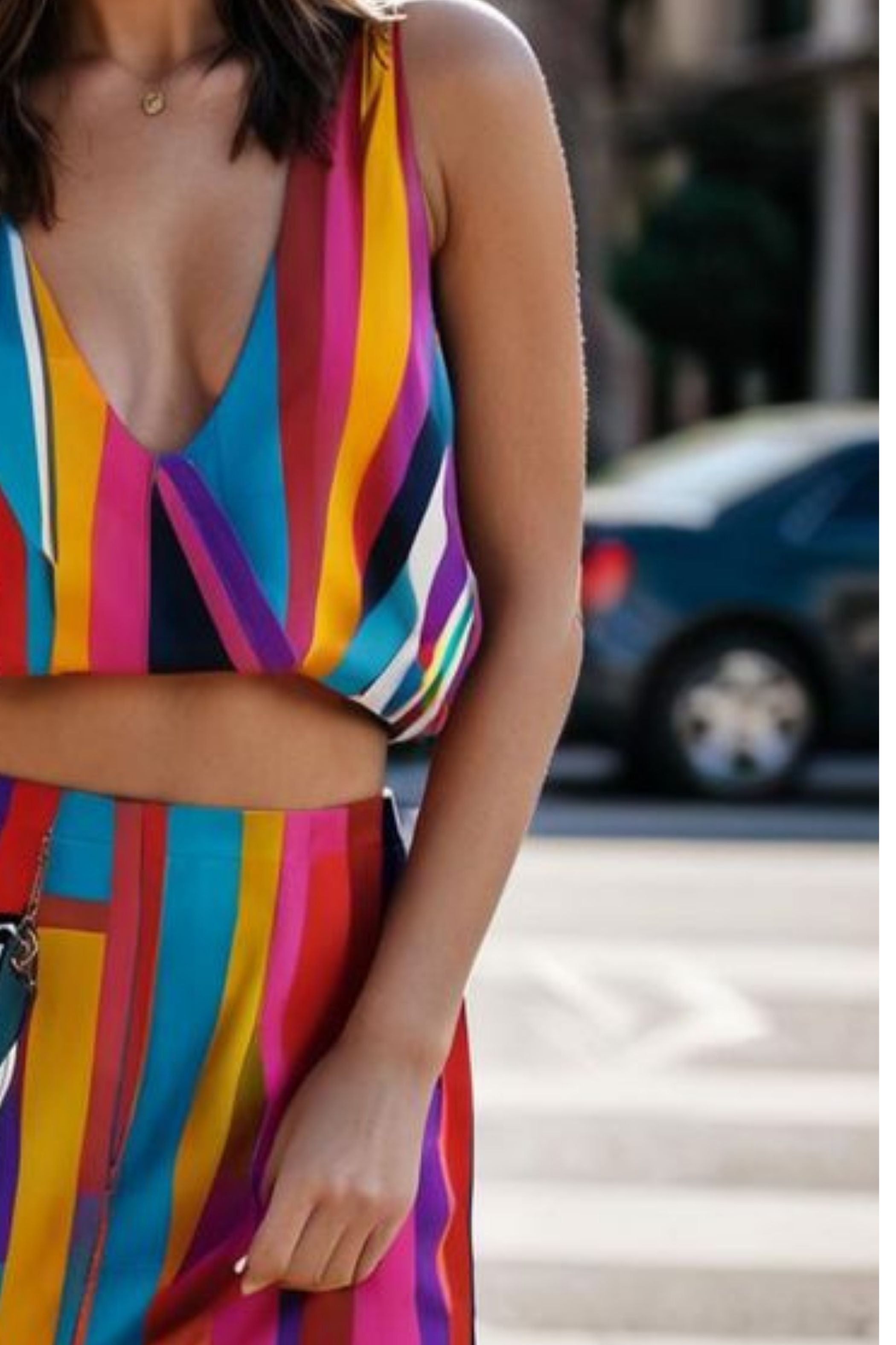 LIILY DEEP B NECK TOP AND SKIRT