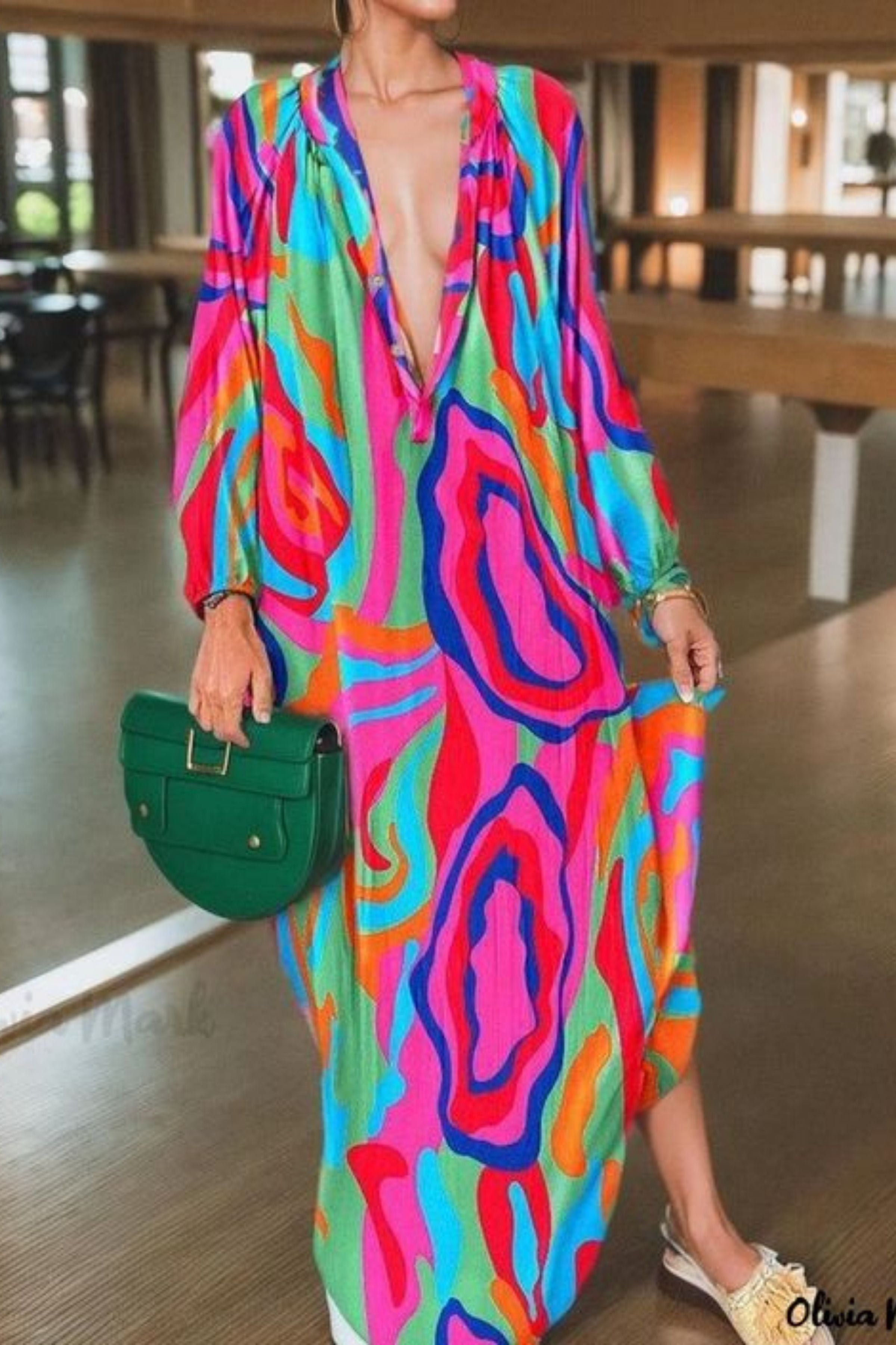 GERBERAS BOHO MAXI DRESS