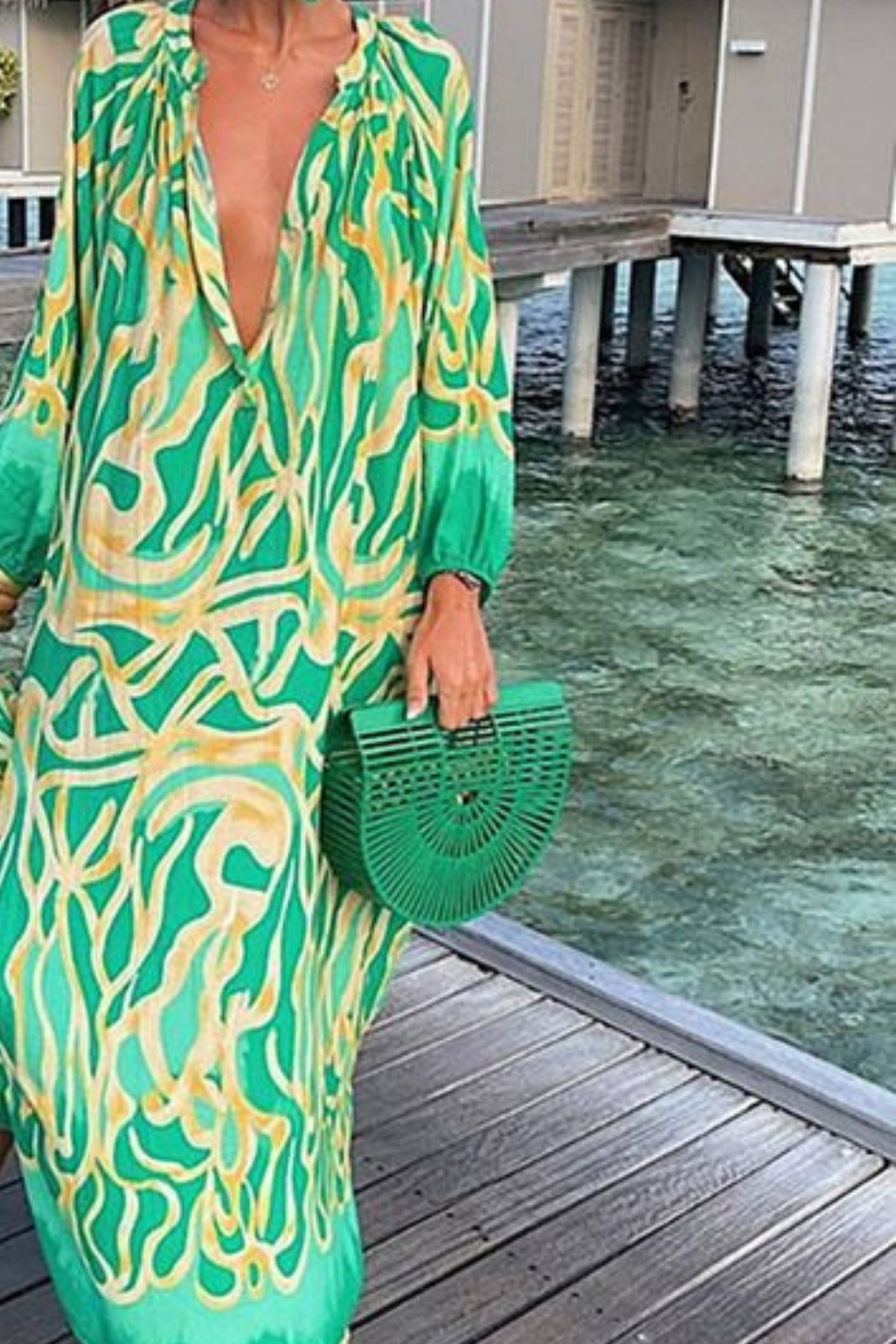 CANNABIIS BOHO MAXIDRESS