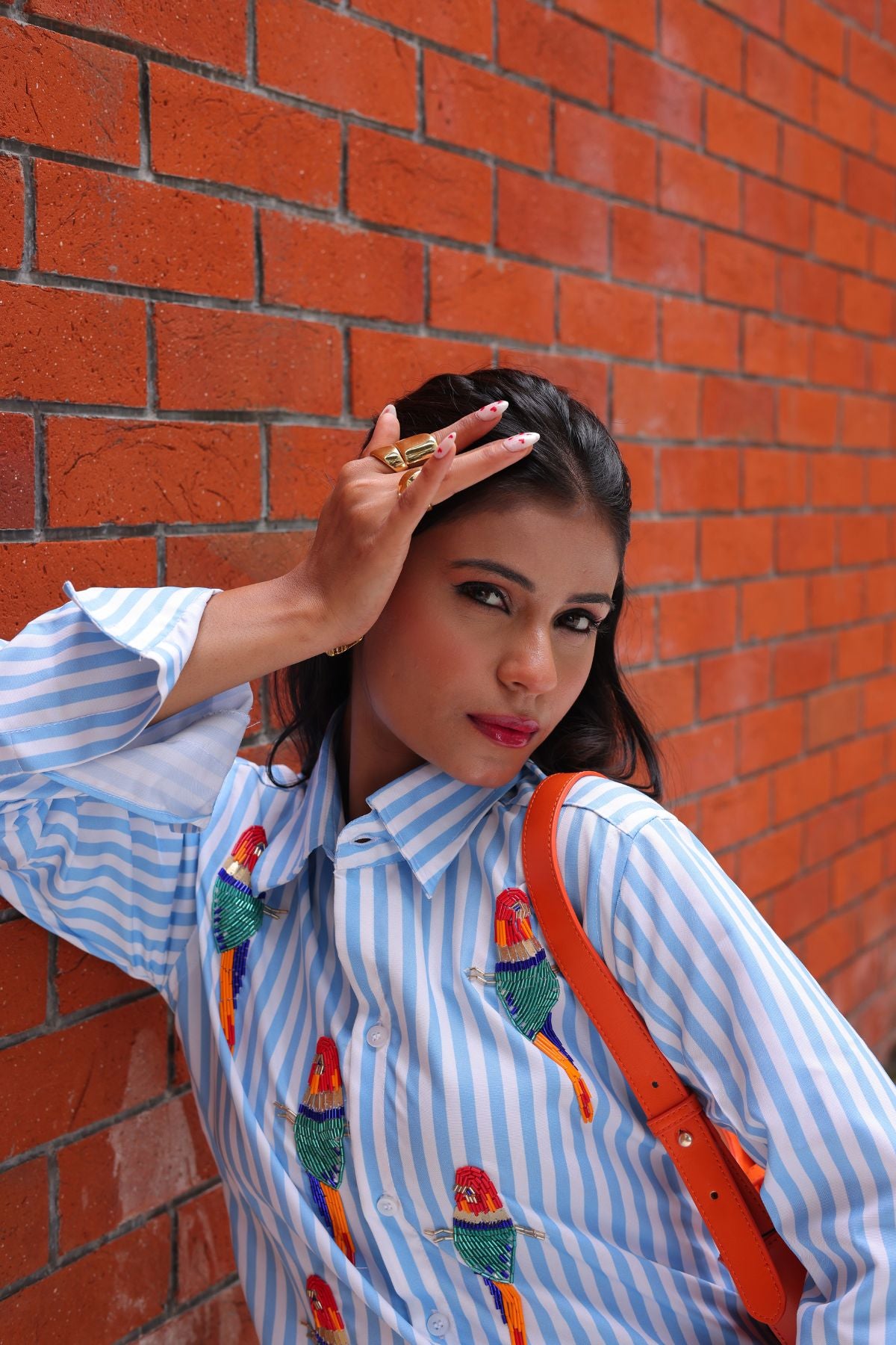 Coastal Wings Shirt Dress