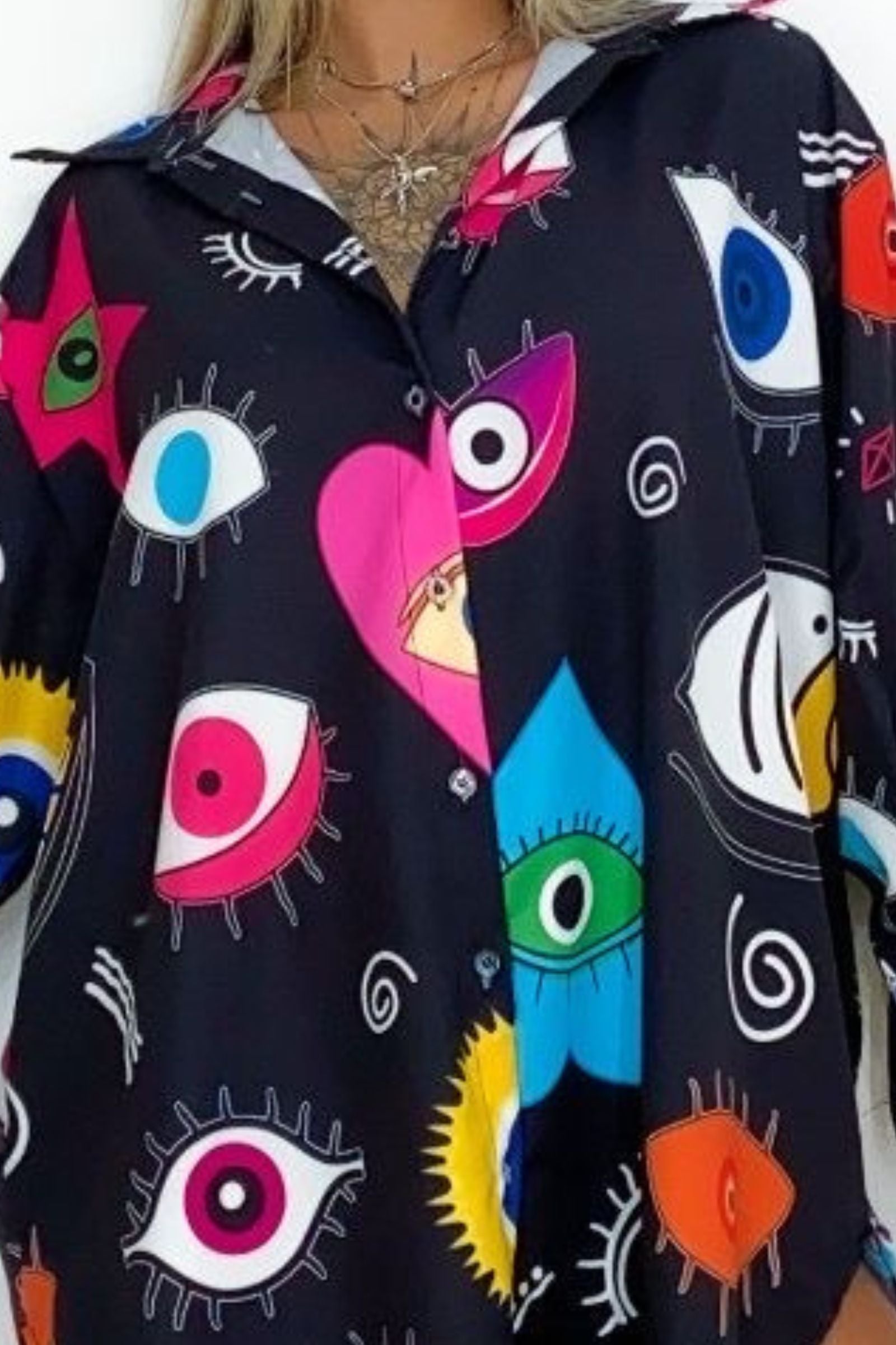 Black evil eye shirt