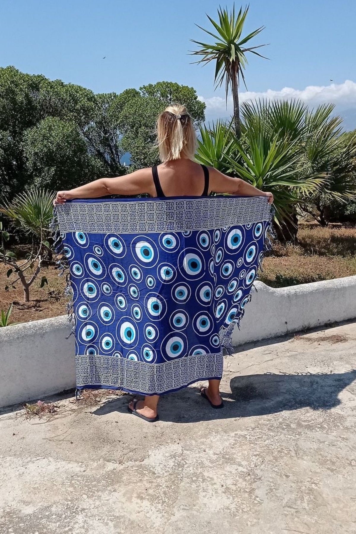 Evil Eye Beach Covers - Body Tie Around 16