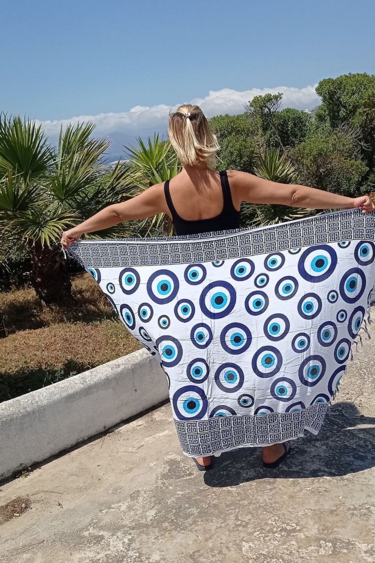 Evil Eye Beach Covers - Body Tie Around 18