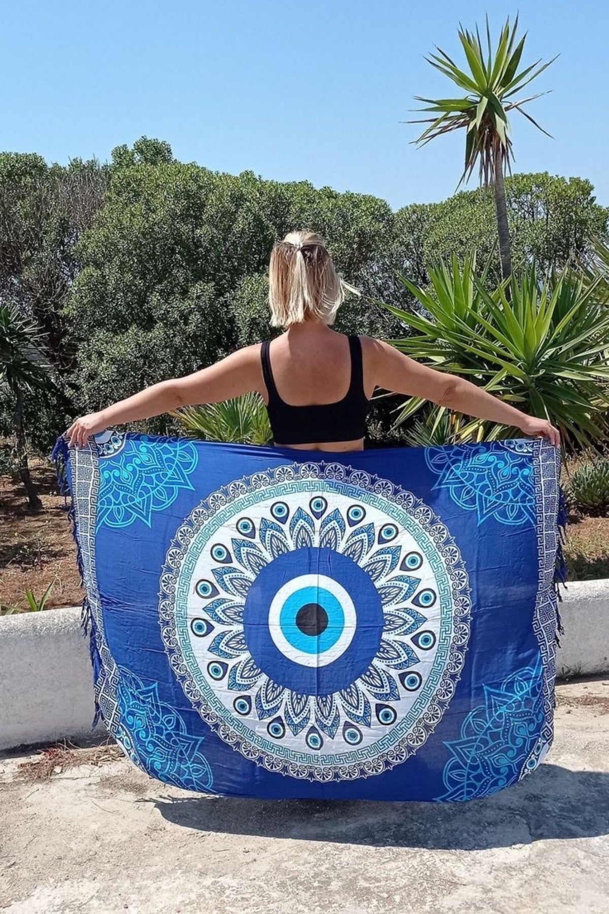 Evil Eye Beach Covers - Body Tie Around 19