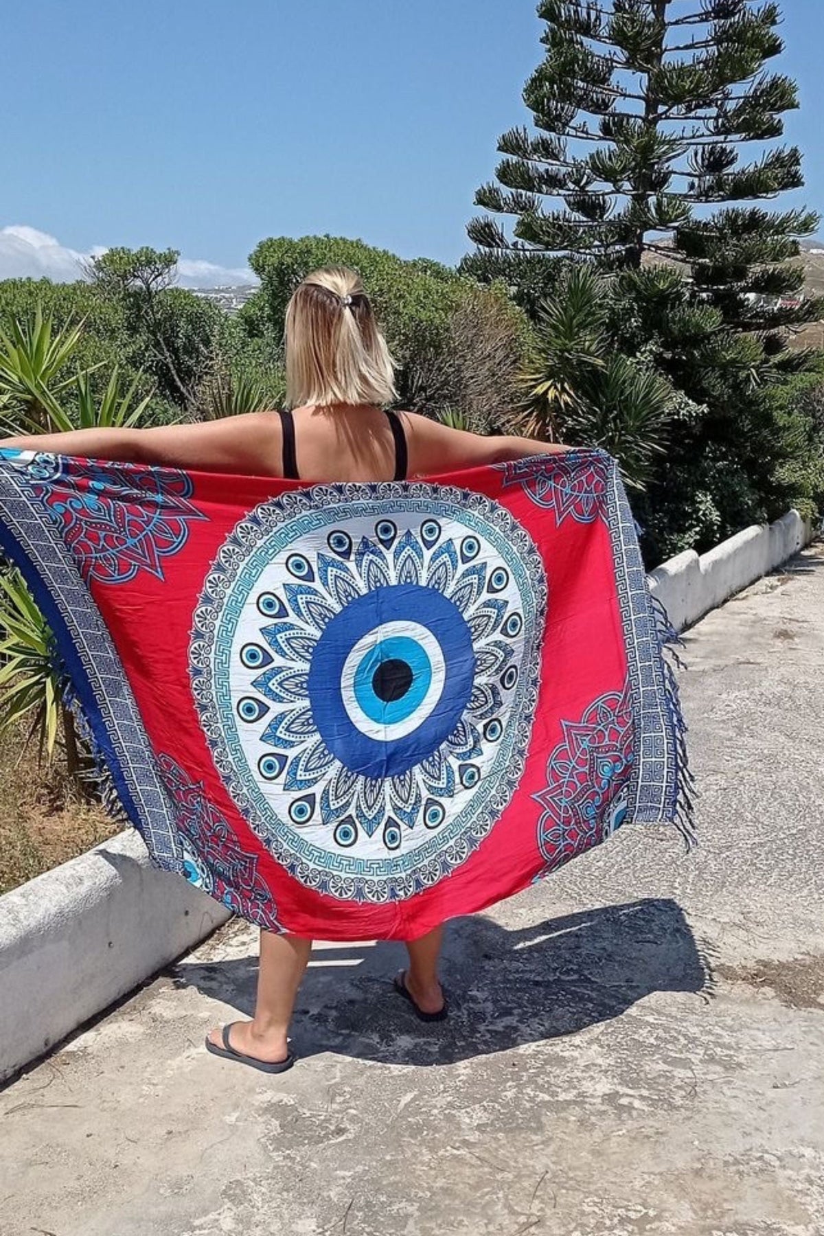 Evil Eye Beach Covers - Body Tie Around 25