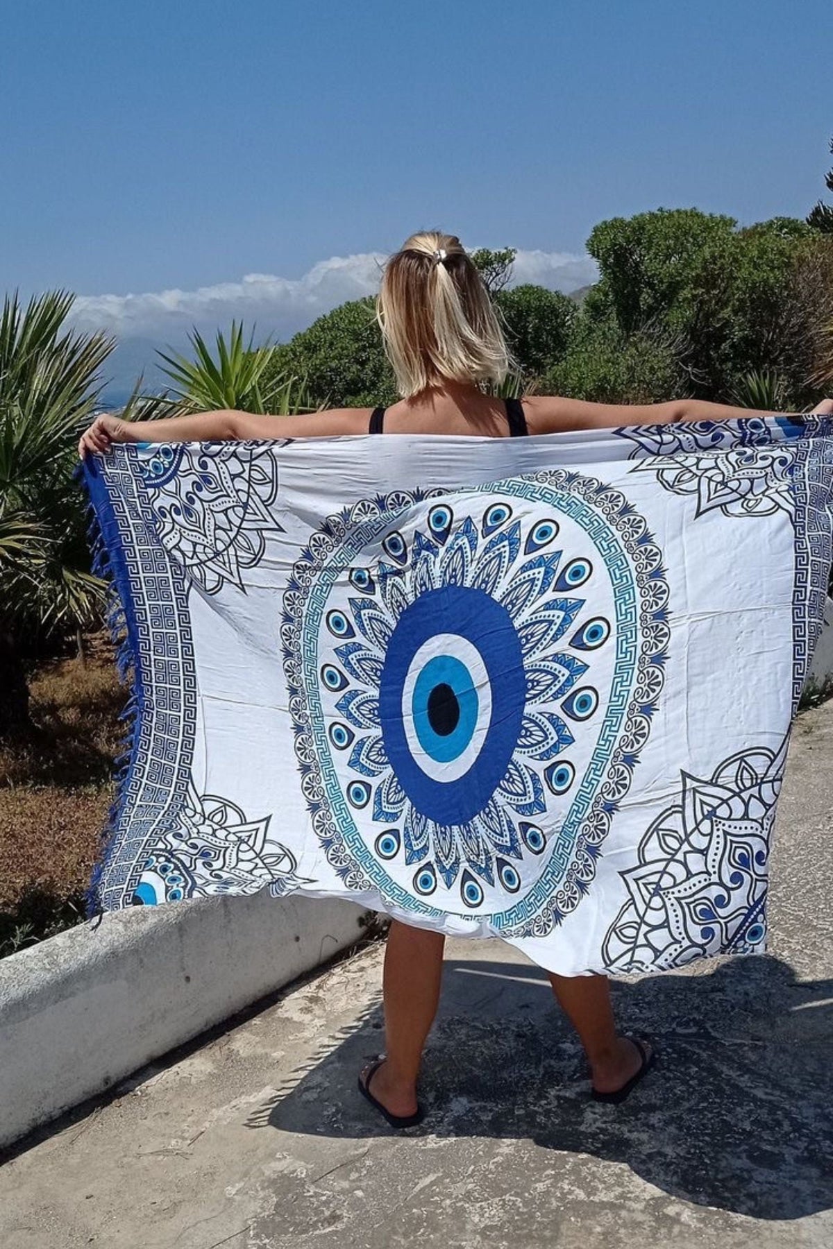 Evil Eye Beach Covers - Body Tie Around 26