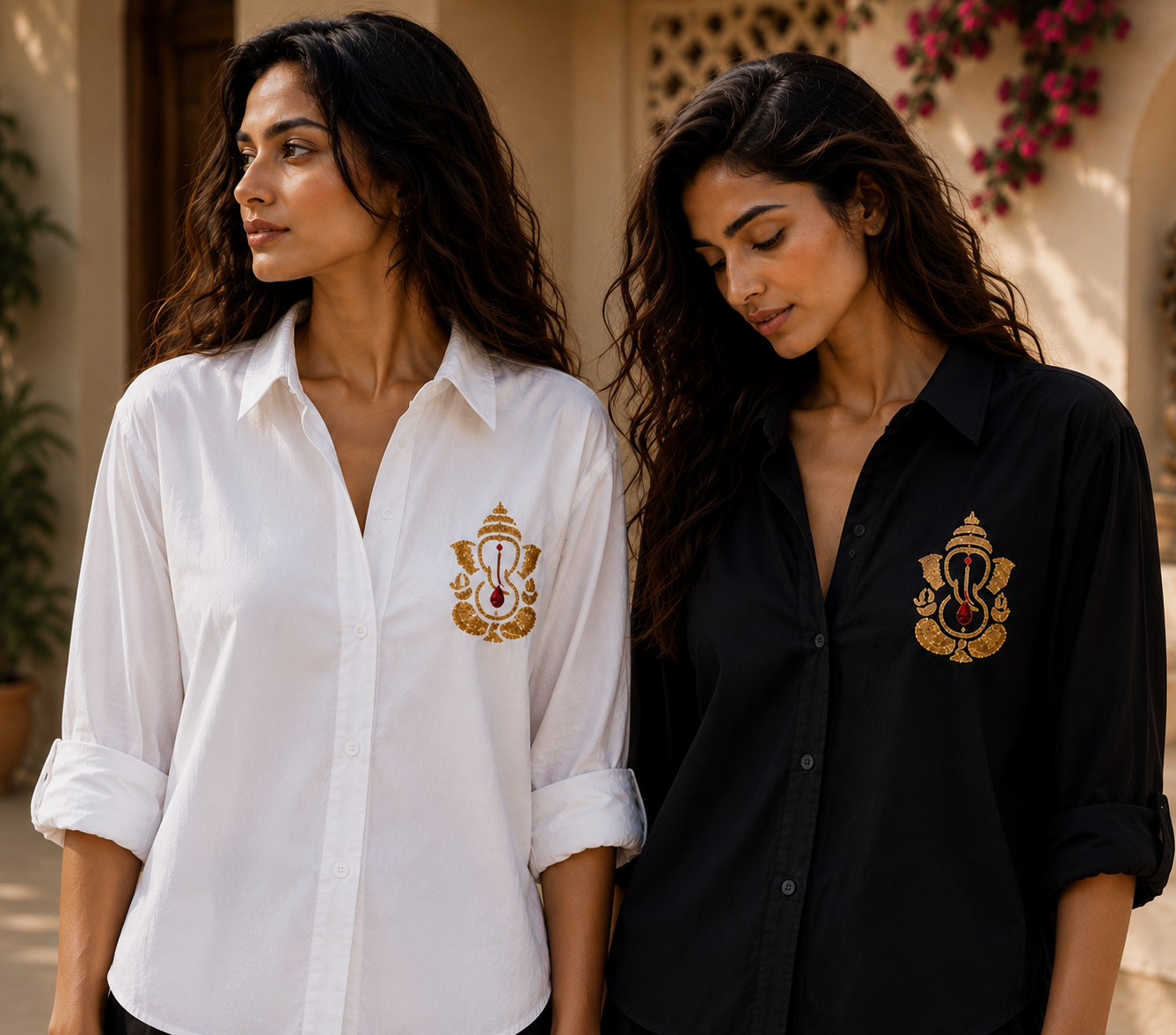 Ganesha Aura Twin Shirts