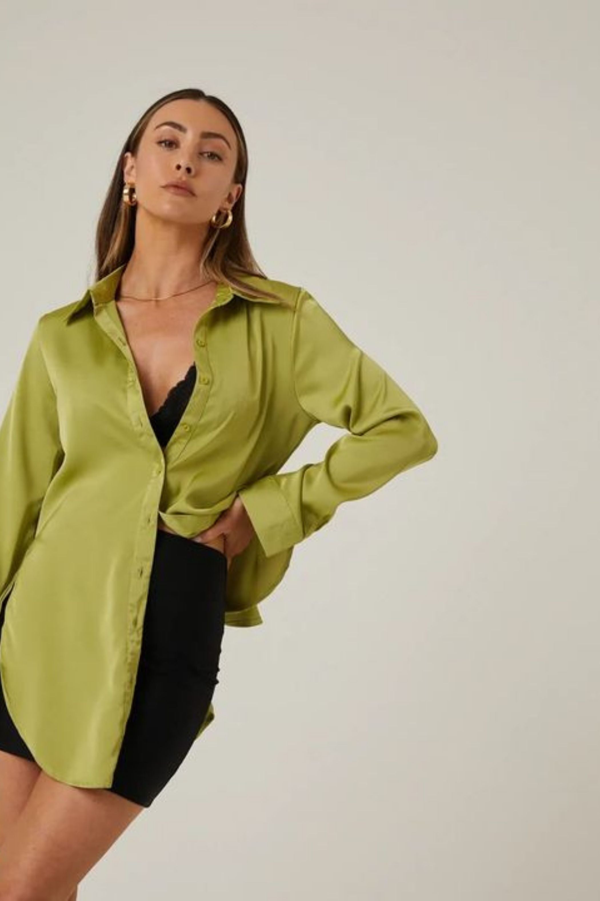 KIWI SATIN SHIRT 1