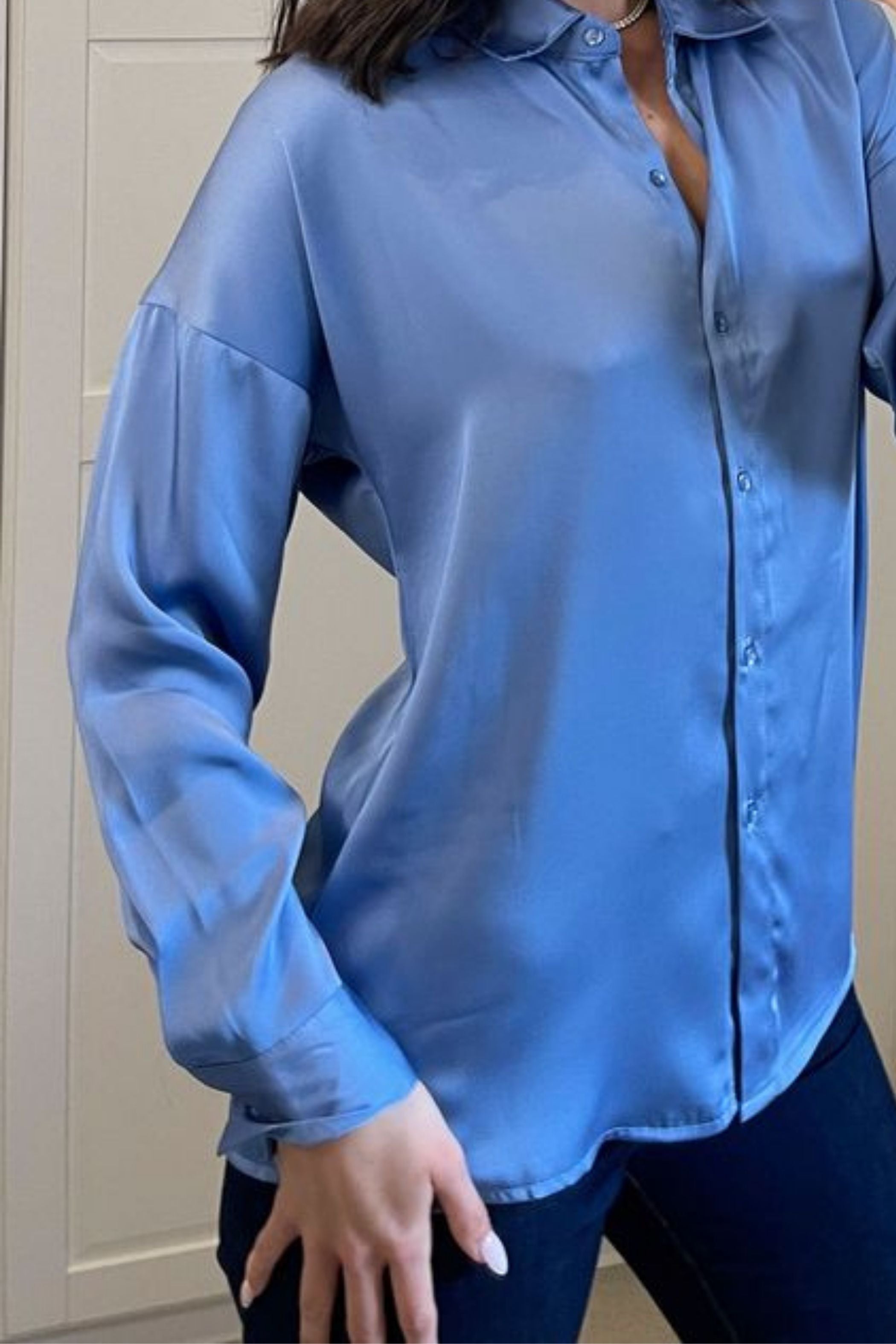 LAPICE SATIN SHIRT