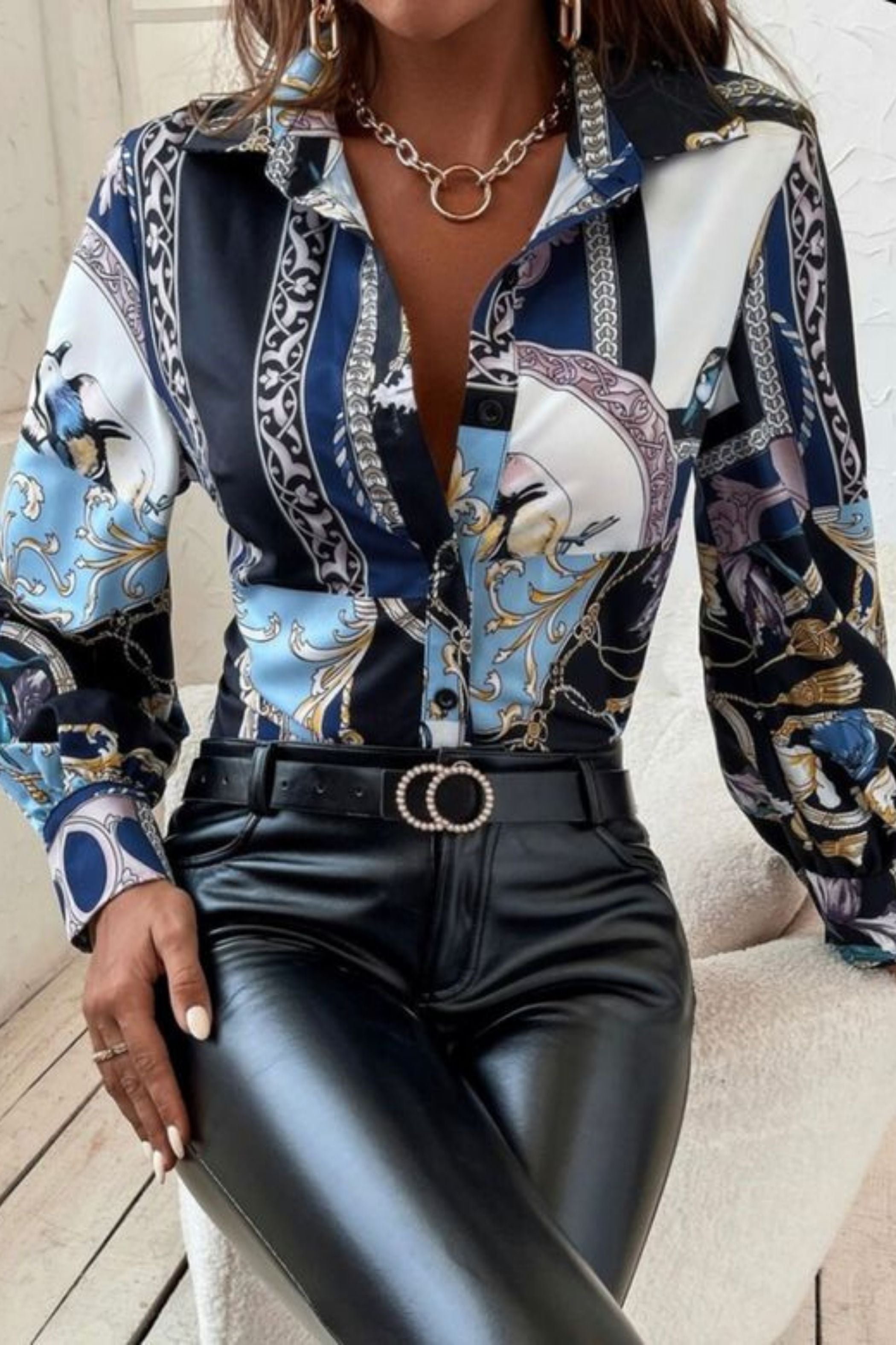 PAISLEY SATIN SHIRT 2